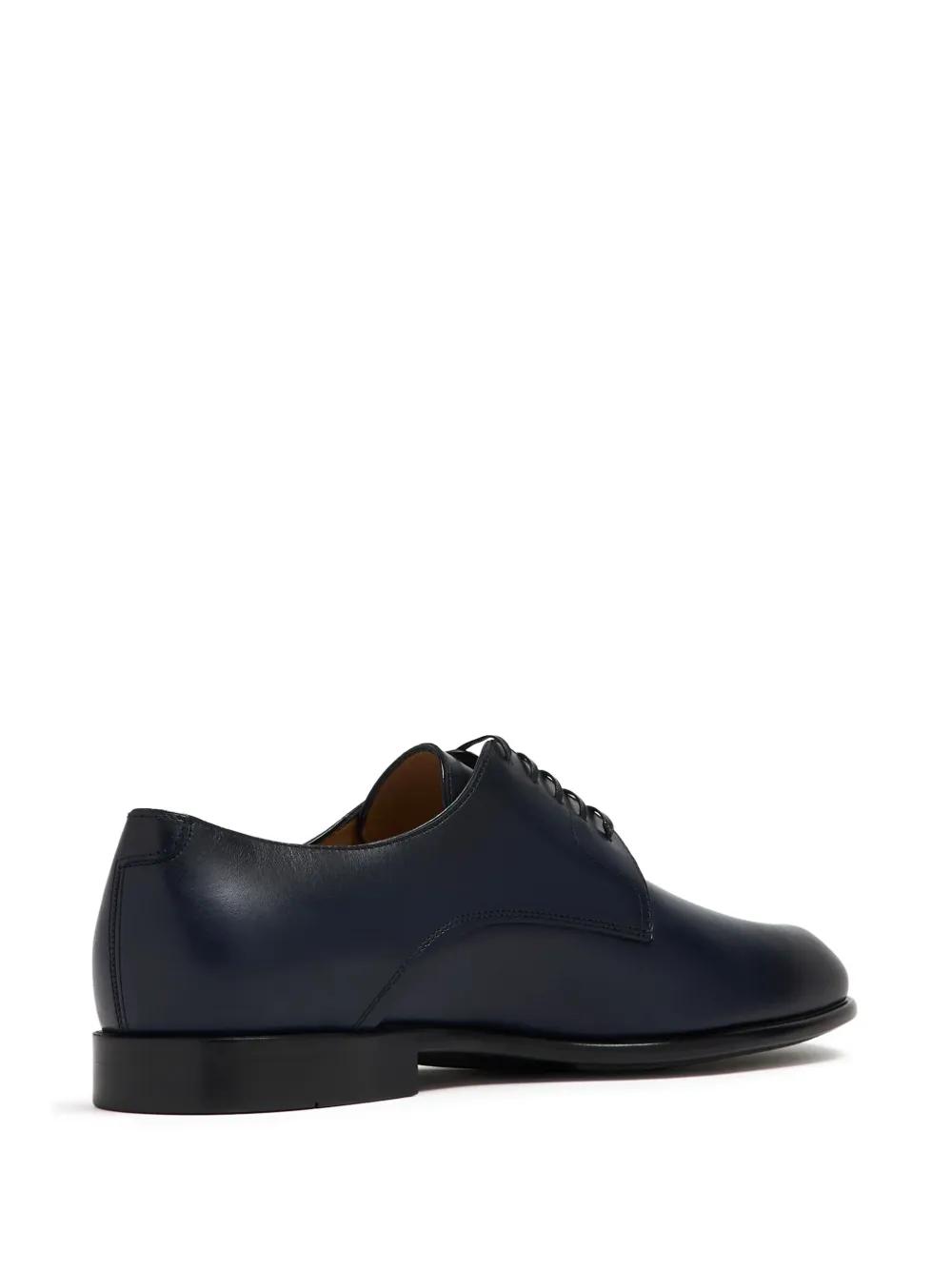 polished leather derby shoes Product Image