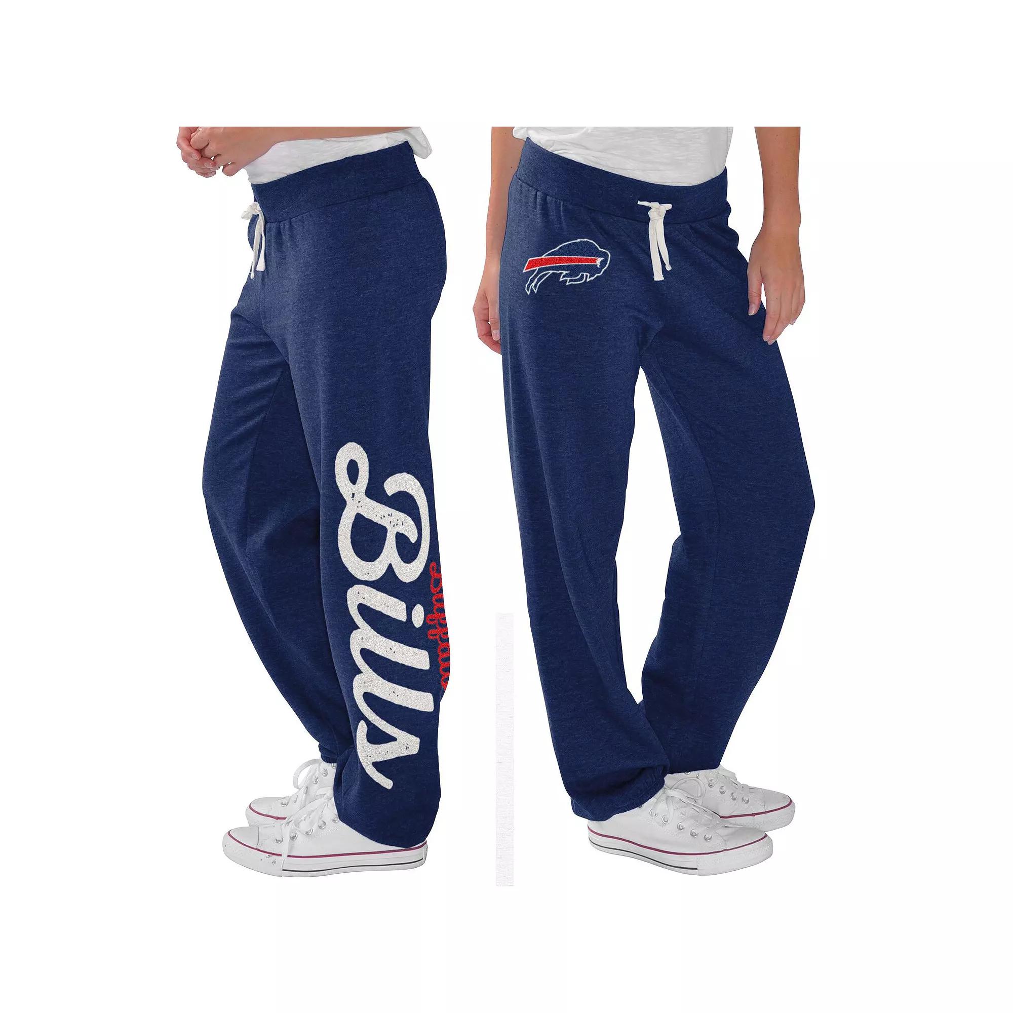 Women's G-III 4Her by Carl Banks Royal Buffalo Bills Scrimmage Fleece Pants, Size: 2XL, Blue Product Image