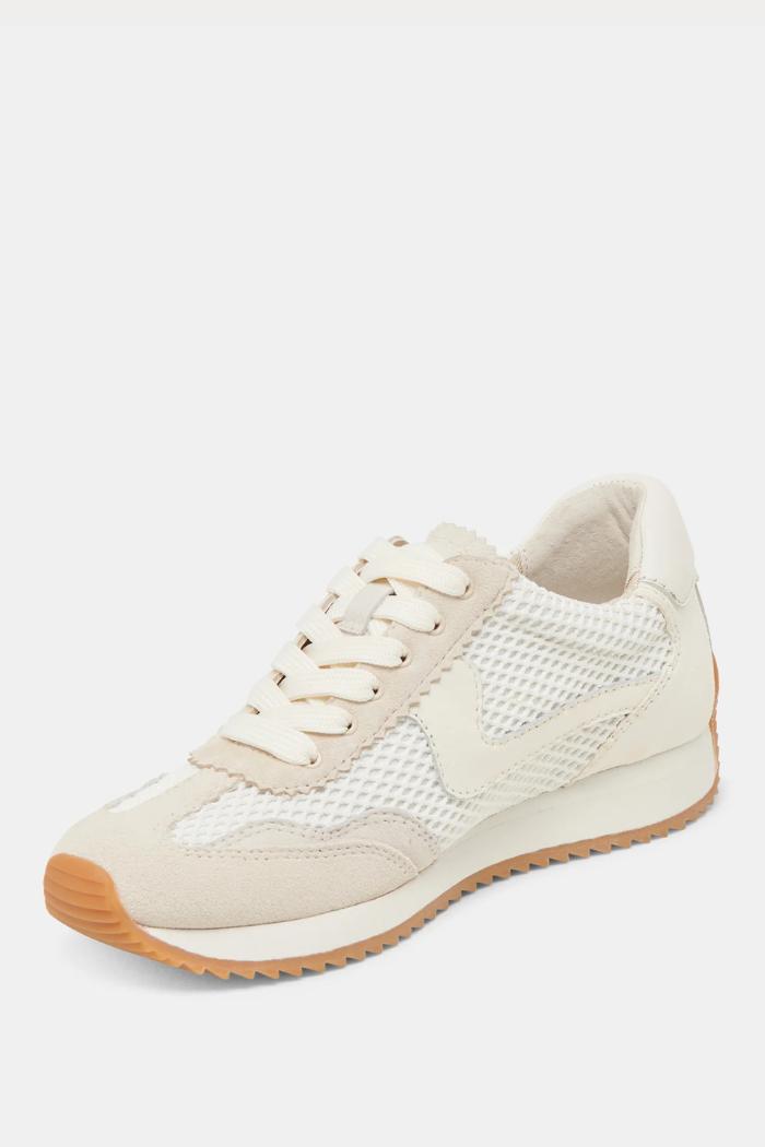 B.Ntcd Mesh Sneakers- White Woven Mesh Product Image