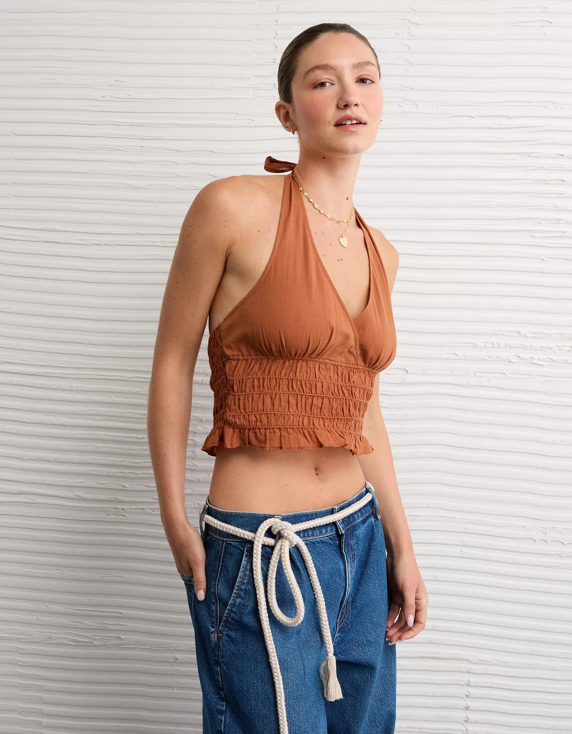 AE Corded Halter Top Product Image
