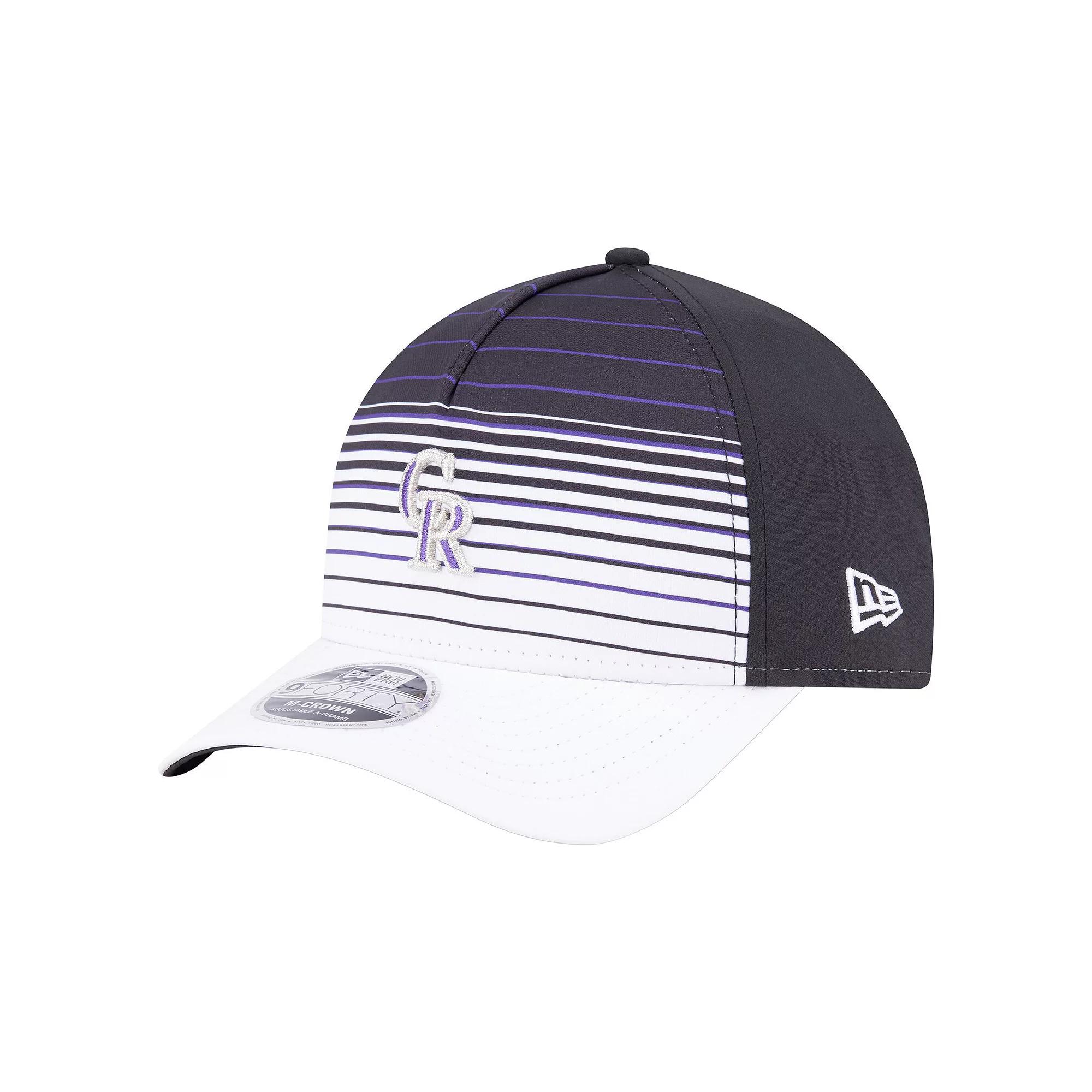 Men's New Era  Black Colorado Rockies Gradient 9FORTY M-Crown Adjustable Hat Product Image