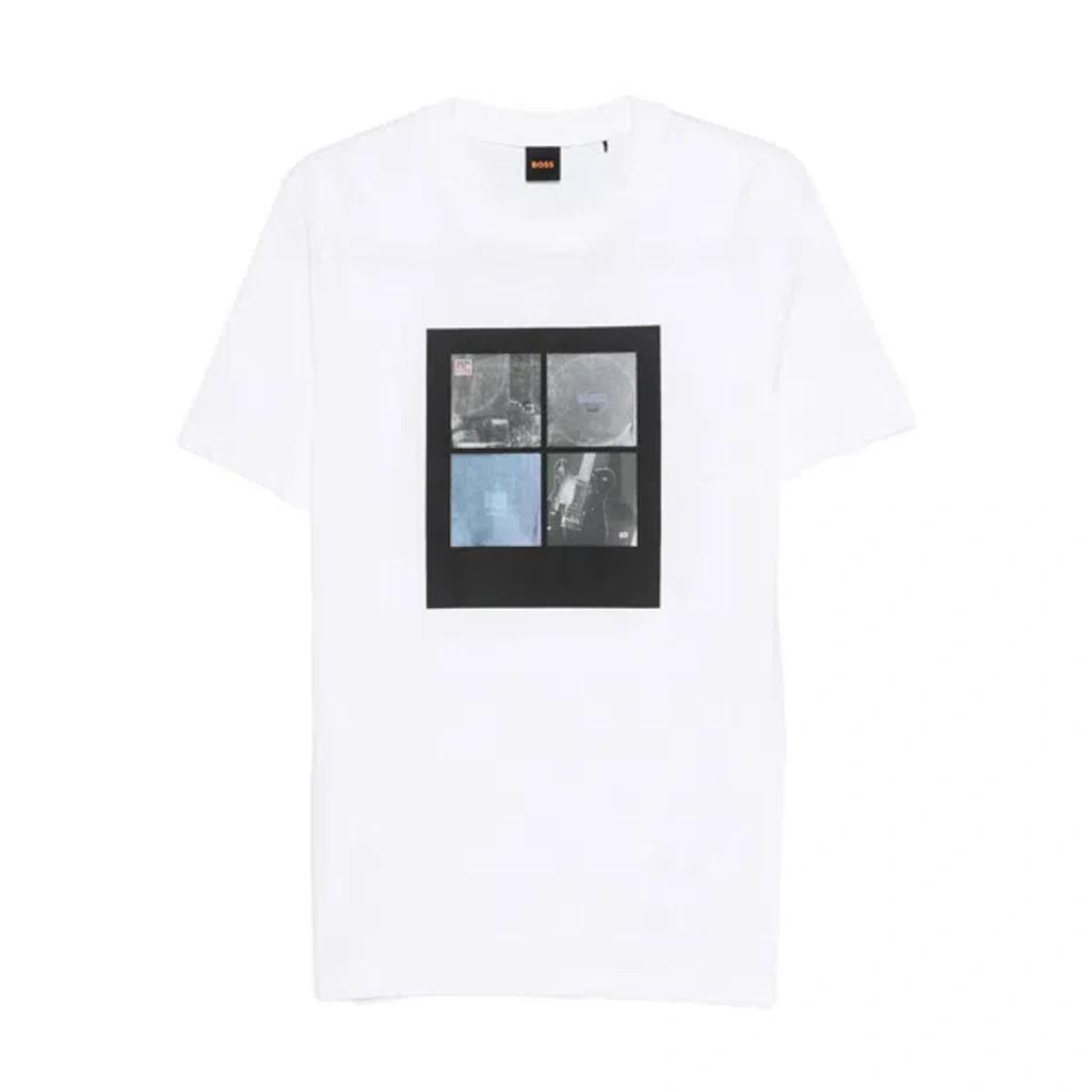 HUGO BOSS Graphic-print T-shirt In White Product Image