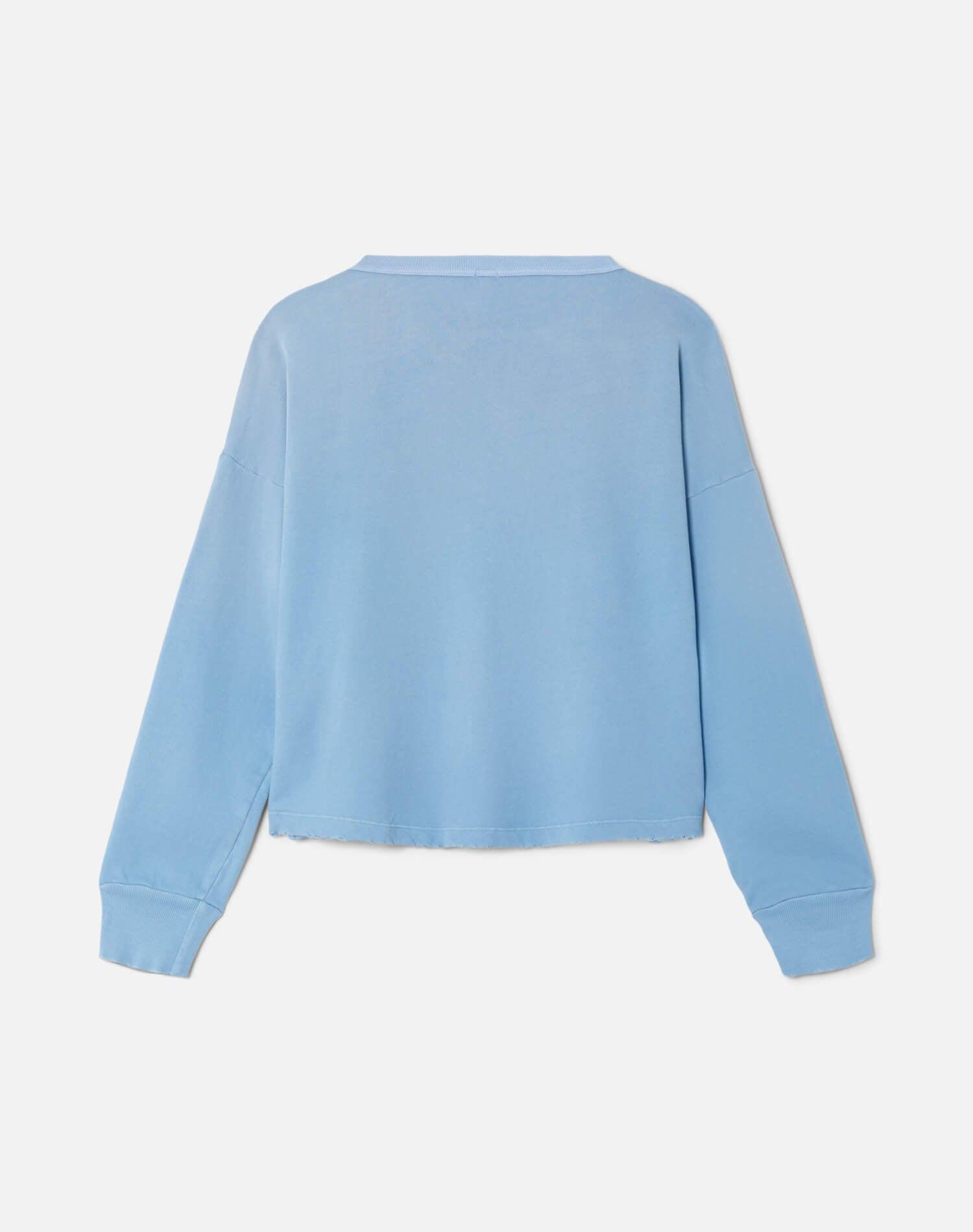 Hanes Boxy Crewneck Sweatshirt - Deep Blue Female Product Image
