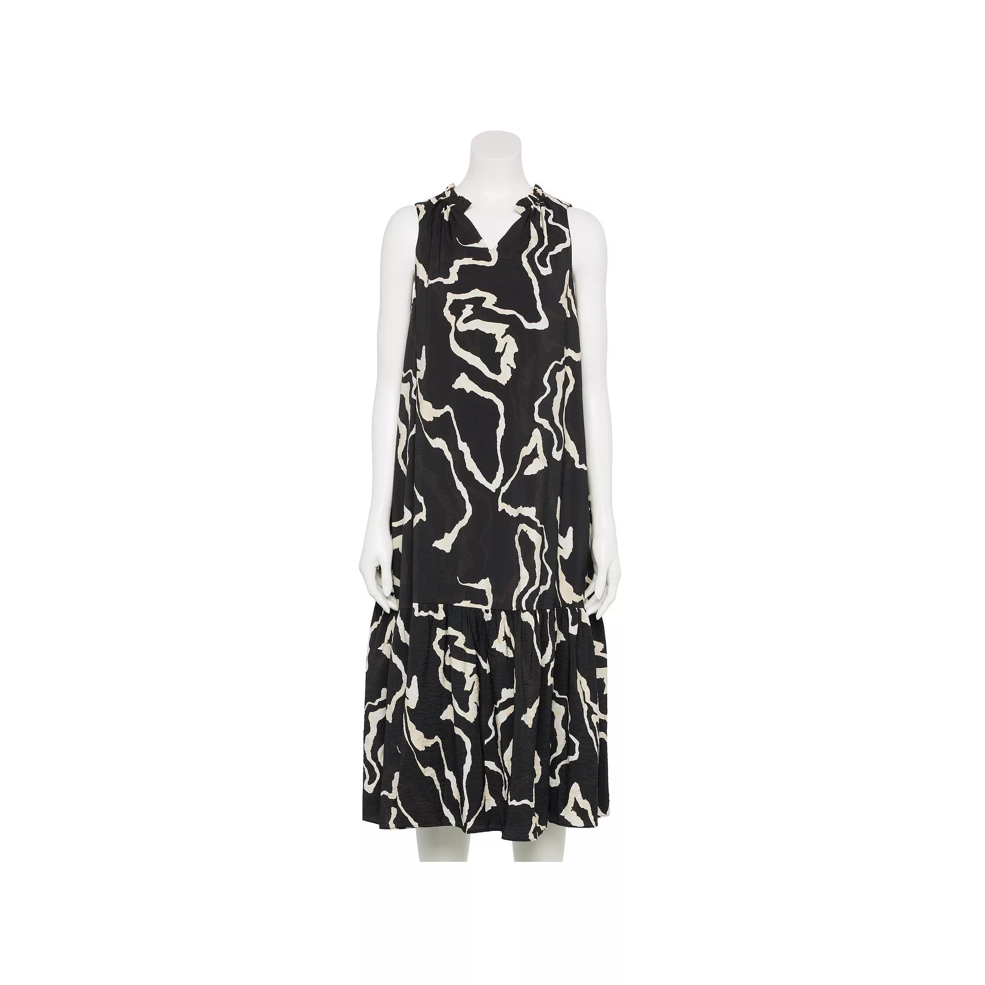 Women's Nine West Adaptive Sleeveless V-Neck Maxi Dress,  Product Image