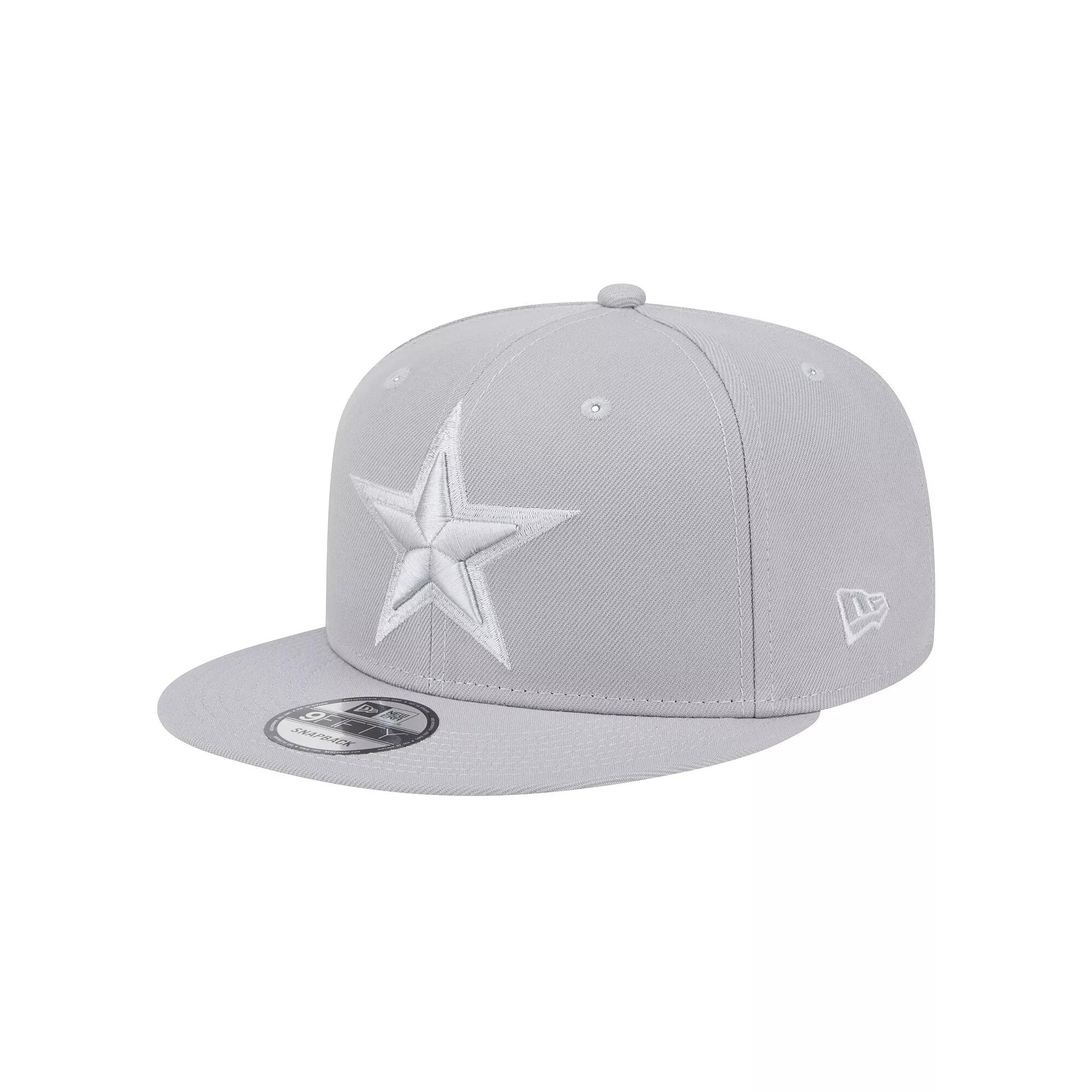 Men's New Era Gray Dallas Cowboys Tonal Color Pack 9FIFTY Snapback Hat, Grey Product Image
