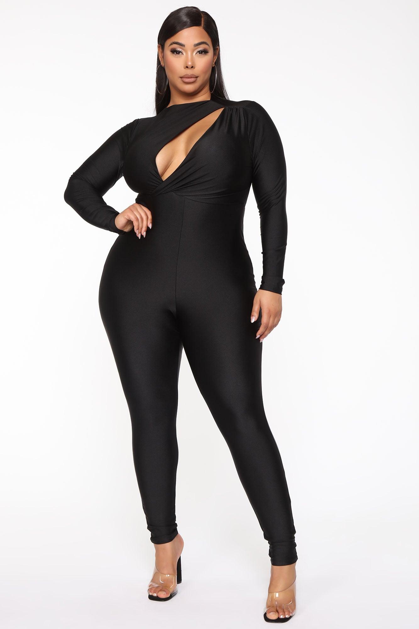 Give Me Some More Jumpsuit - Black Product Image