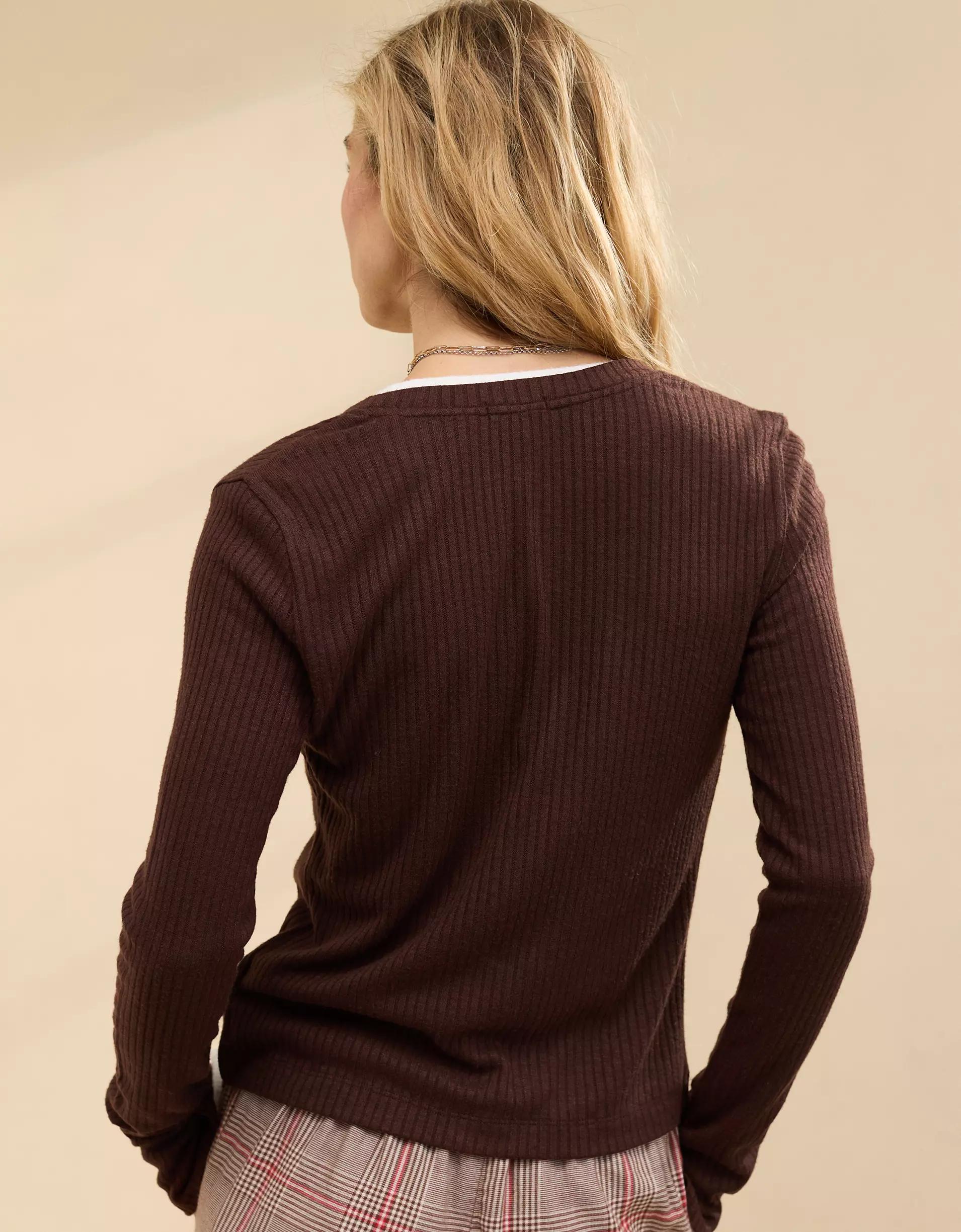 Aerie Cardigan T-Shirt Product Image