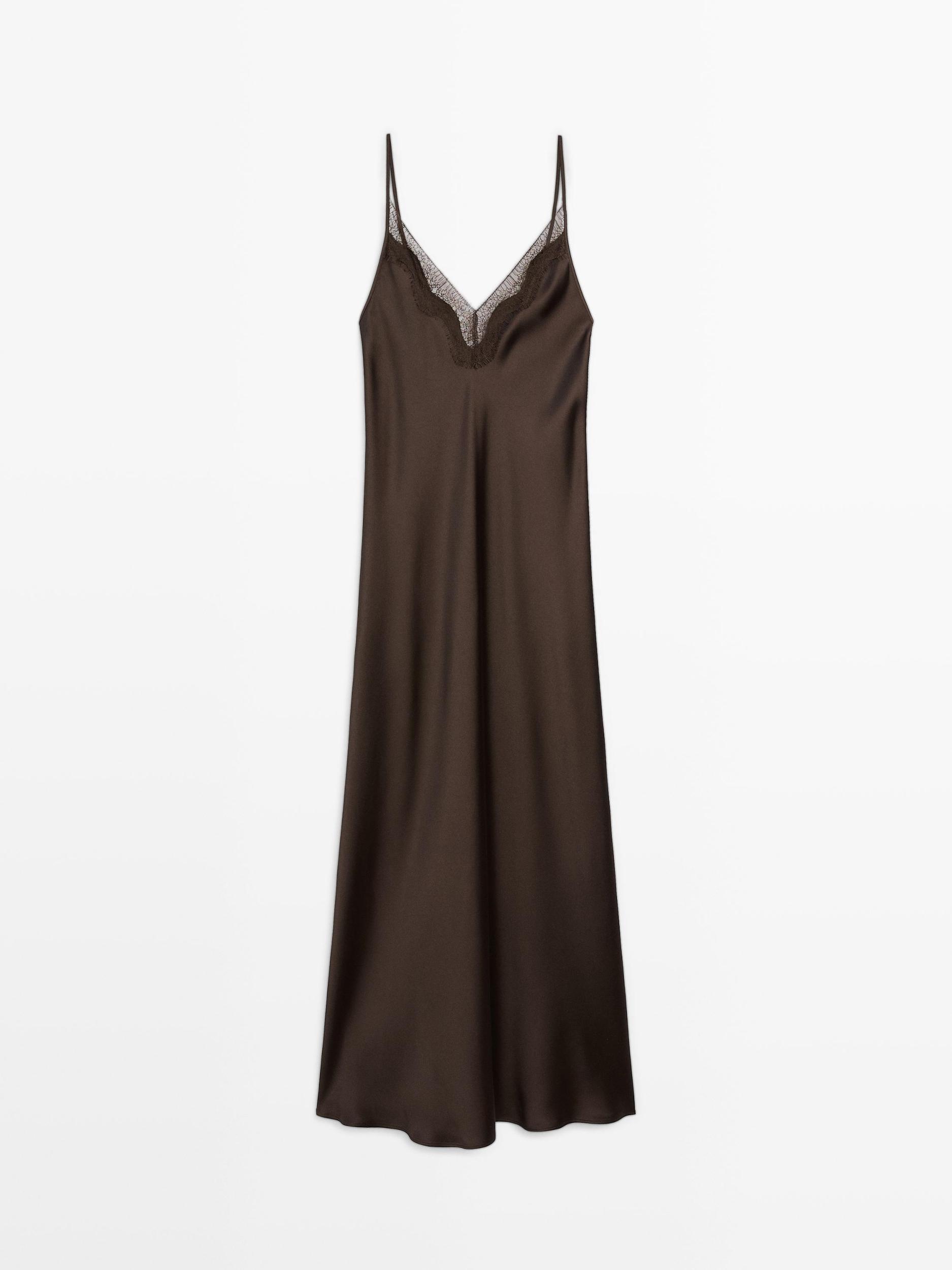 Long slip dress Product Image