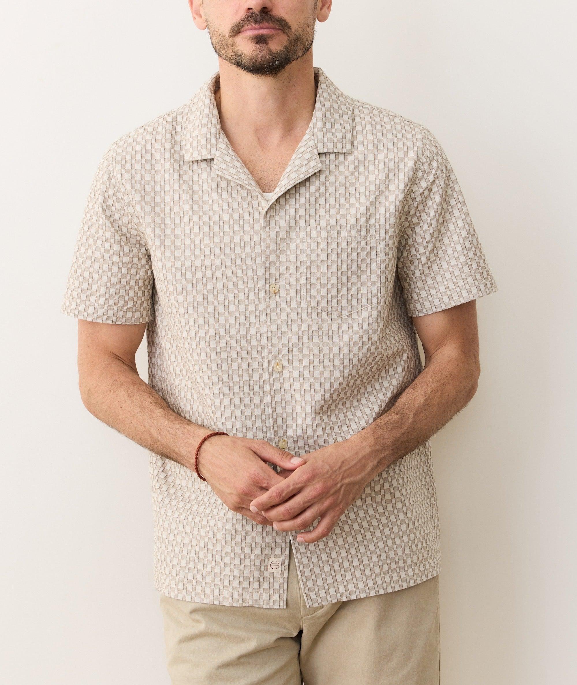 Landon Checkered Resort Shirt Product Image