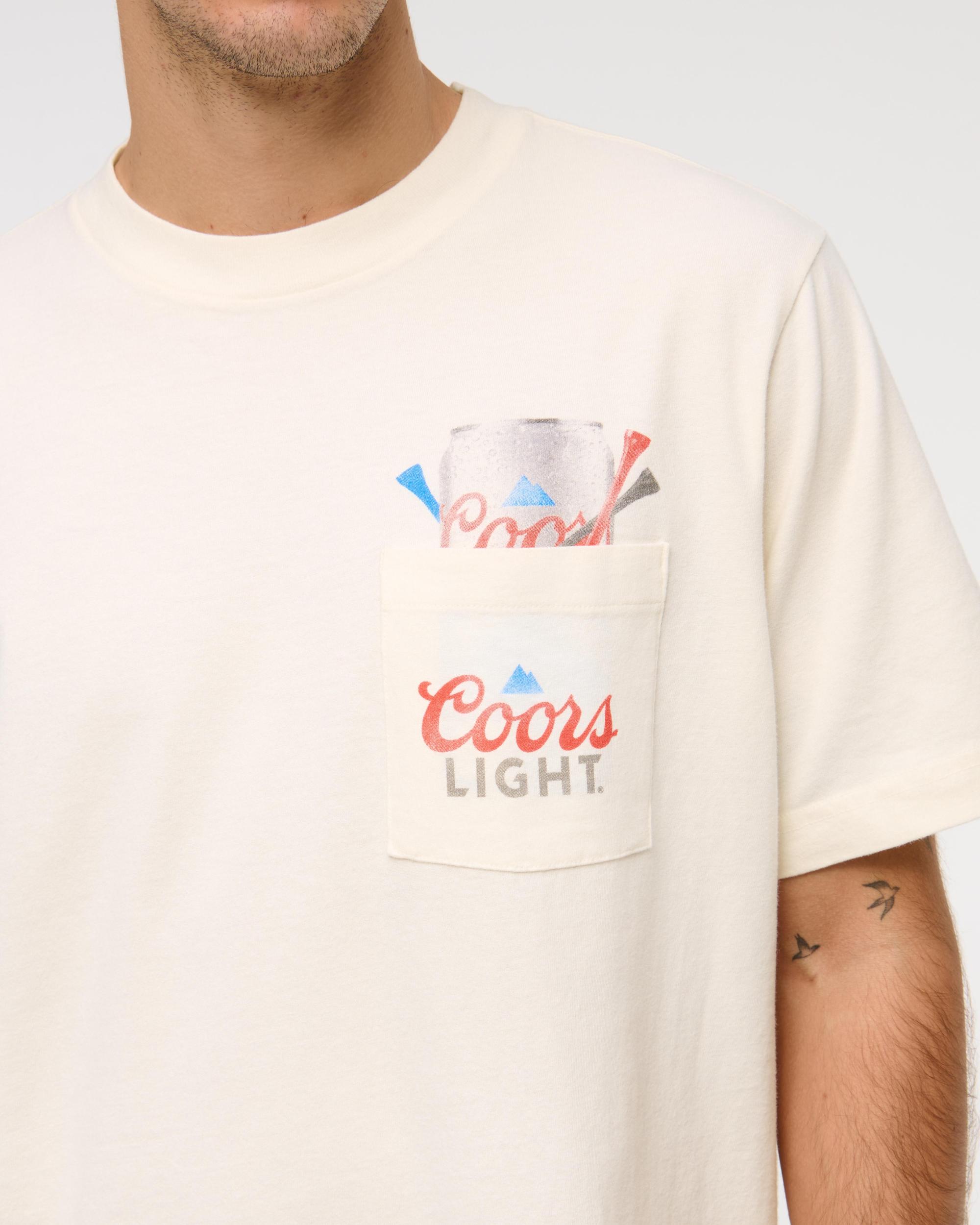 Coors Light Vintage-Inspired Graphic Tee Product Image