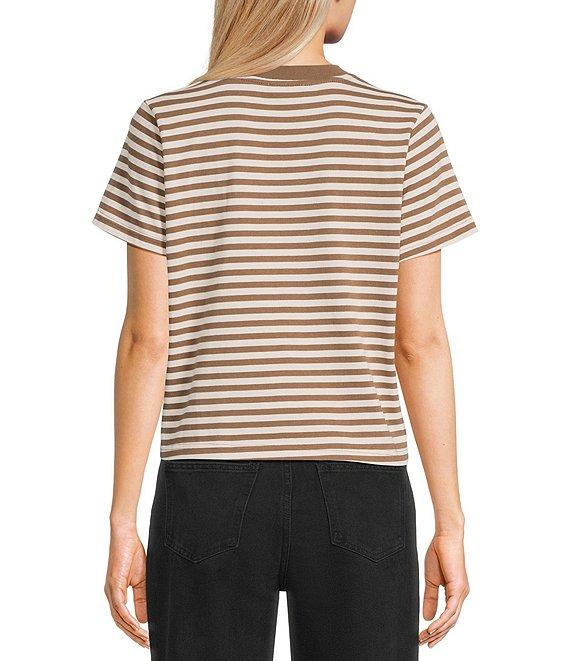 Mod Ref Knit Crew Stripe T-Shirt Product Image