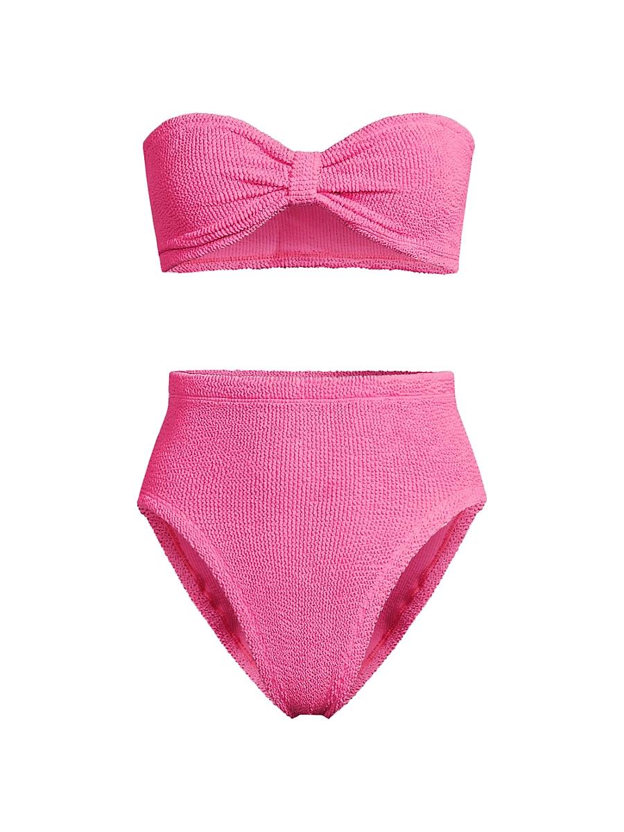 Womens Ruby Textured Bandeau Bikini Product Image