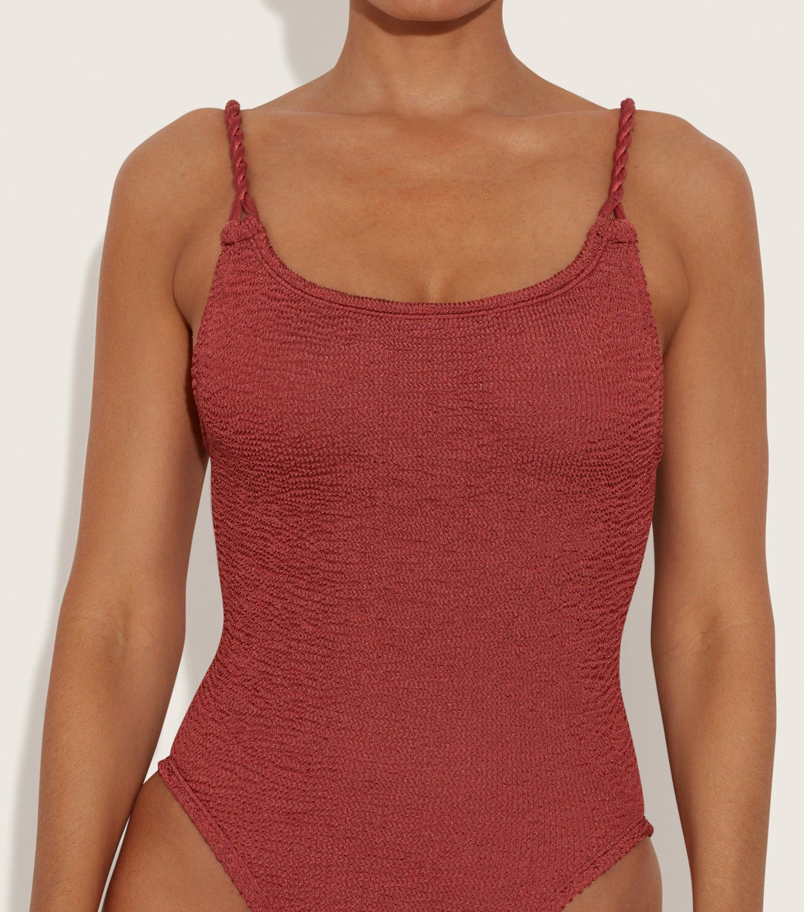 Camille Swim - Metallic Rosewood Product Image