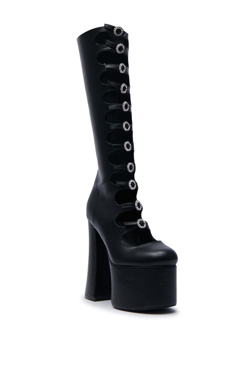 AZALEA WANG TOMLIN BLACK BOOT Product Image