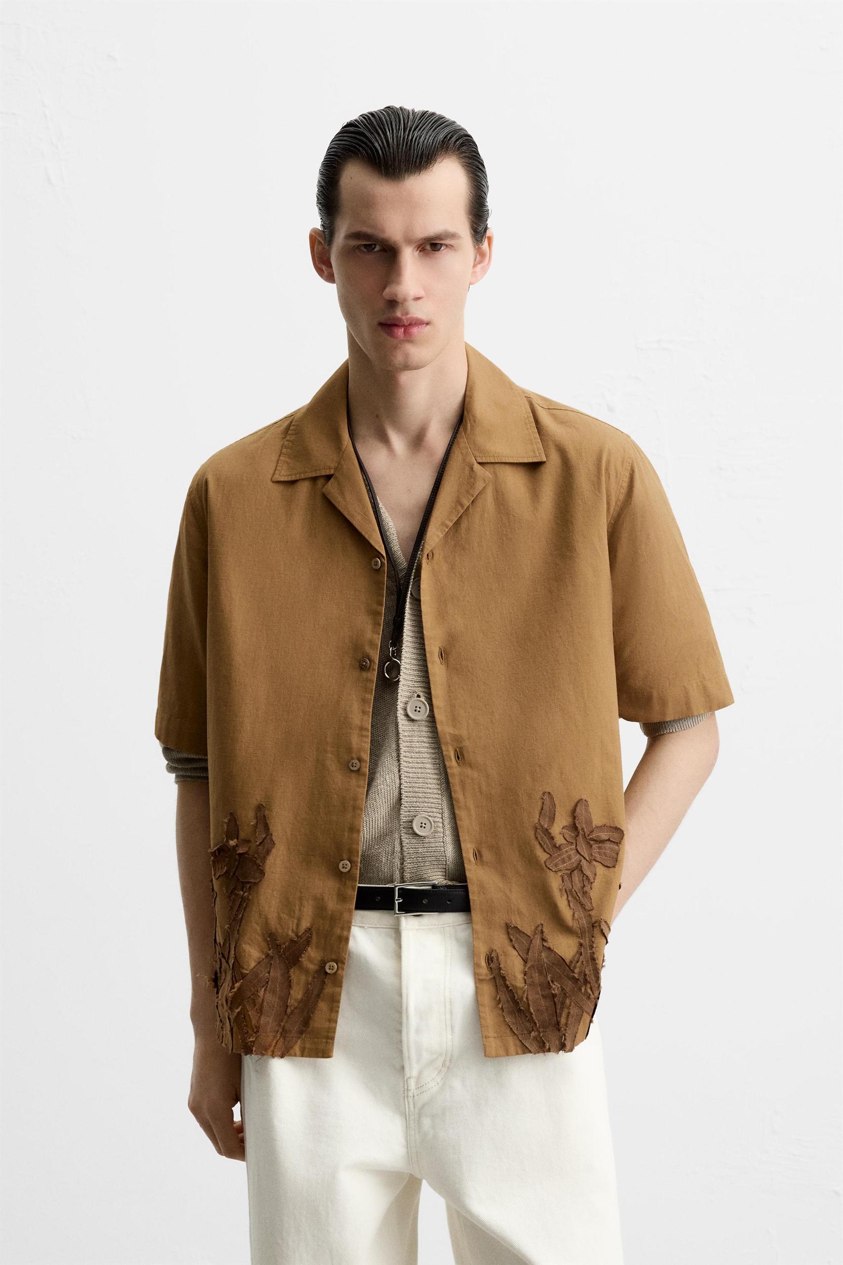 TEXTURED RELAXED FIT SHIRT Product Image