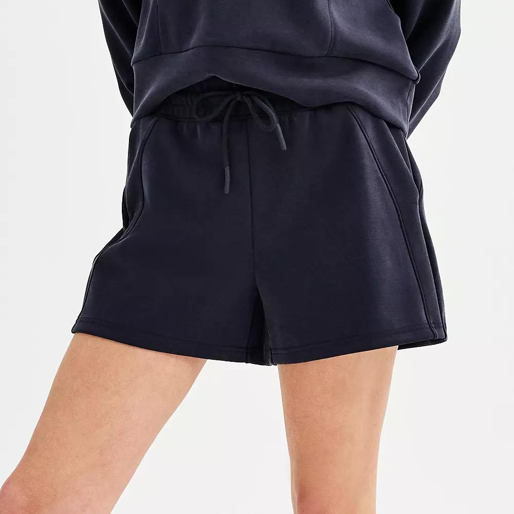 Women's FLX High-Rise Solace Shorts, Size: Small, Mineral Black Product Image