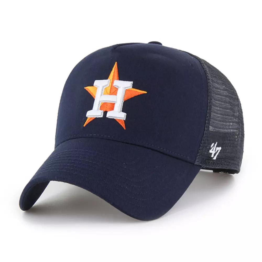 Men's '47 Navy Houston Astros Ballpark Offside Adjustable Trucker Hat, Blue Product Image