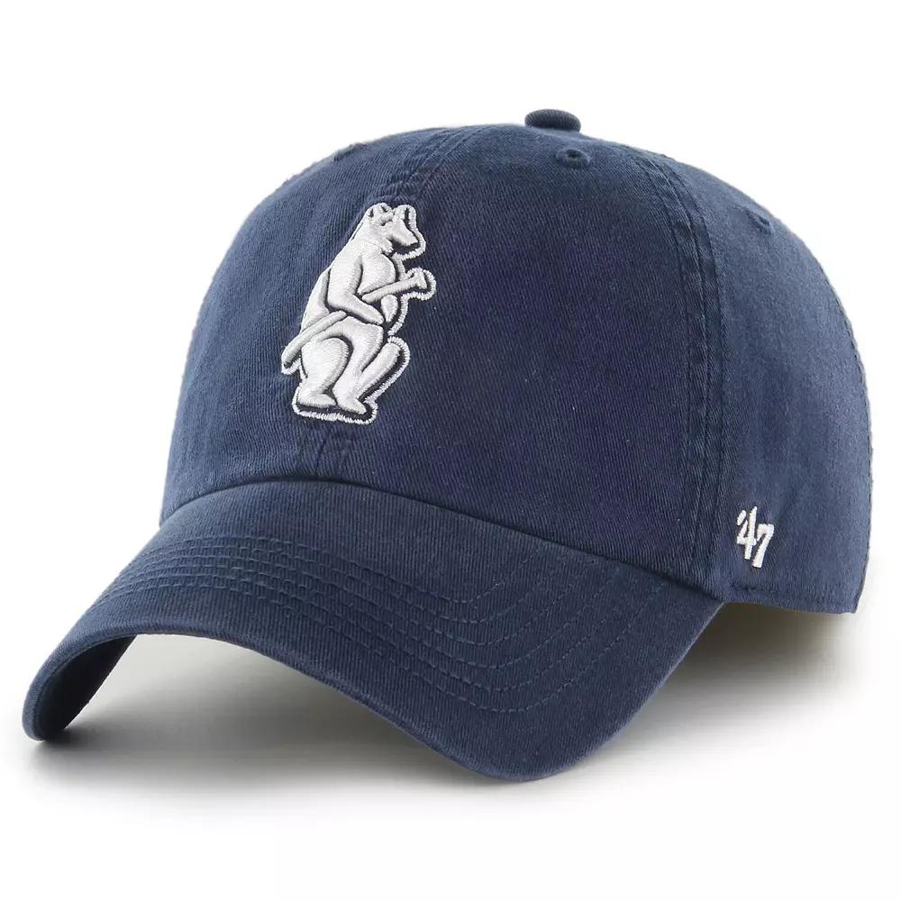 Men's '47 Navy Chicago Cubs Cooperstown Collection Franchise Fitted Hat, Size: XL, Blue Product Image