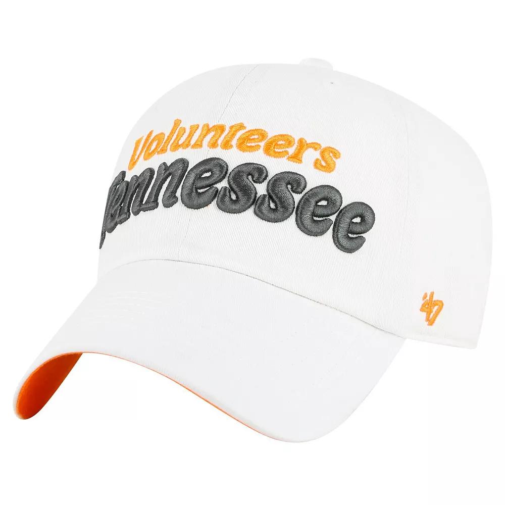 Women's '47 White Tennessee Volunteers Pensacola Clean Up Adjustable Hat Product Image