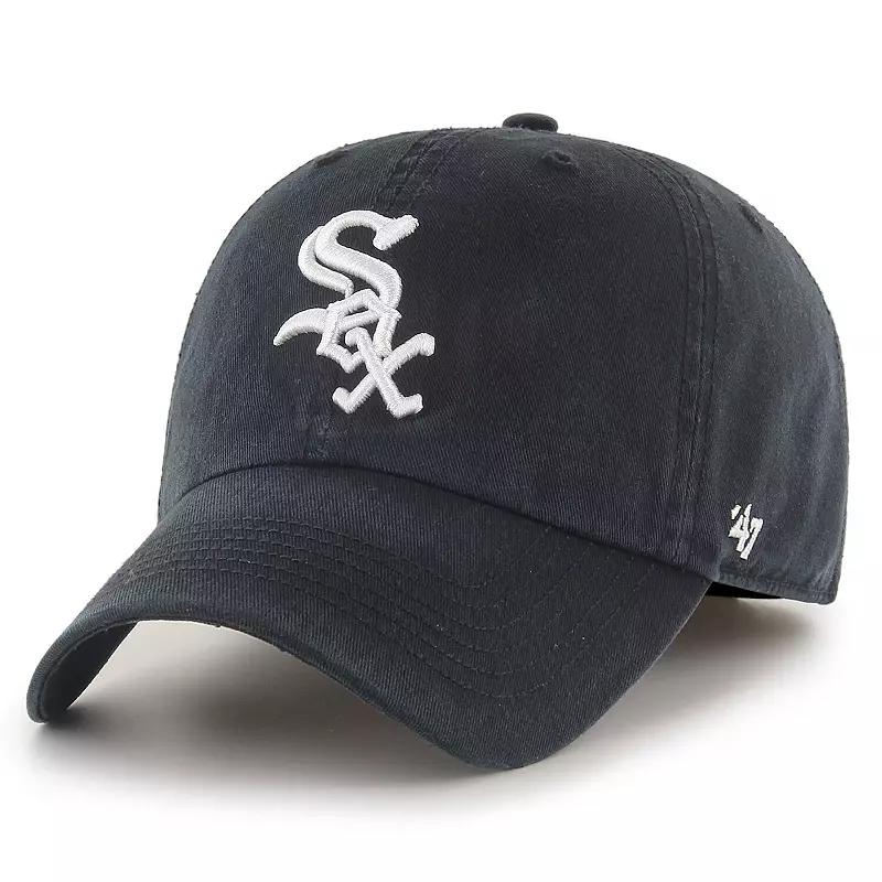 Men's '47 Black Chicago White Sox Franchise Logo Fitted Hat,  Product Image