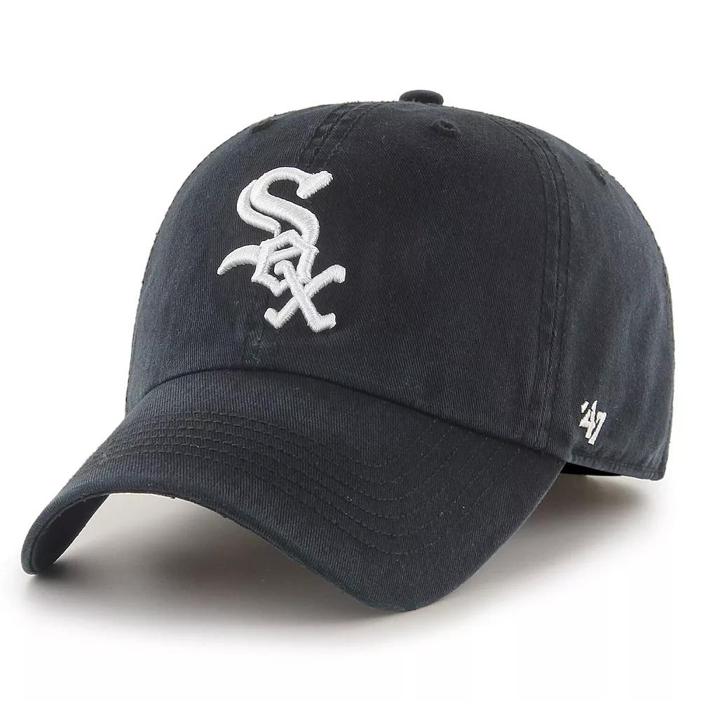 Men's '47 Black Chicago White Sox Franchise Logo Fitted Hat,  Product Image