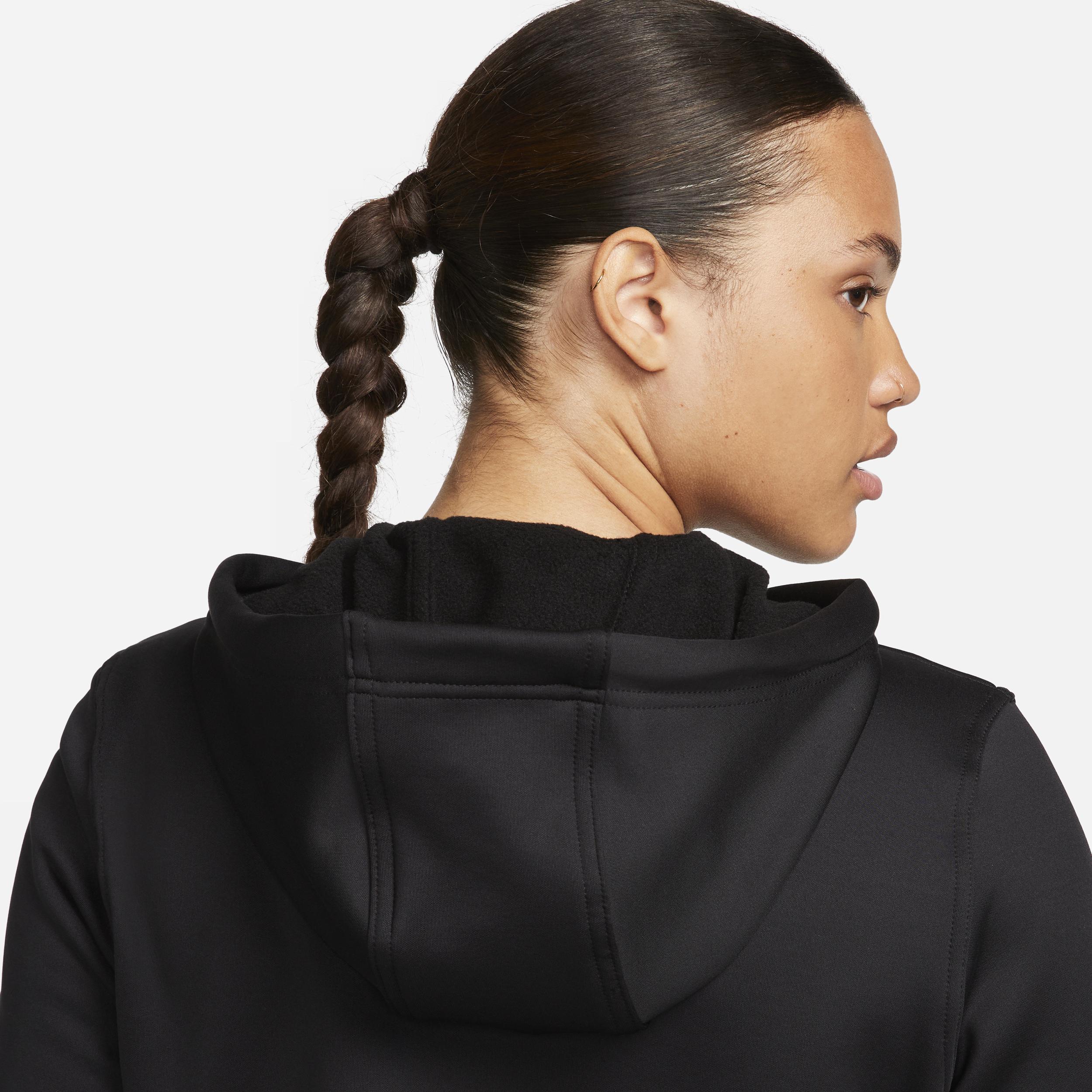 Nike Womens Therma-FIT One Full-Zip Hoodie | FB5216-010 Product Image