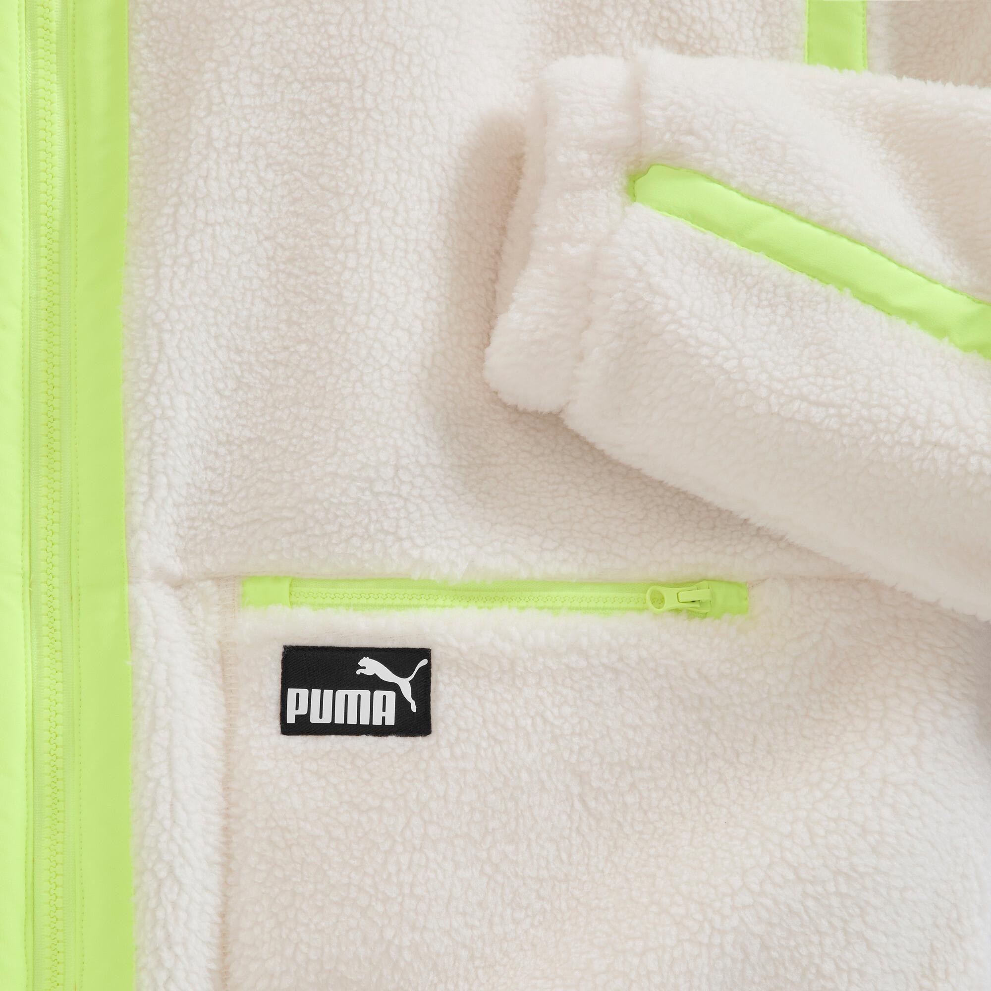 Sherpa Fleece Jacket W/ Wove Women Product Image