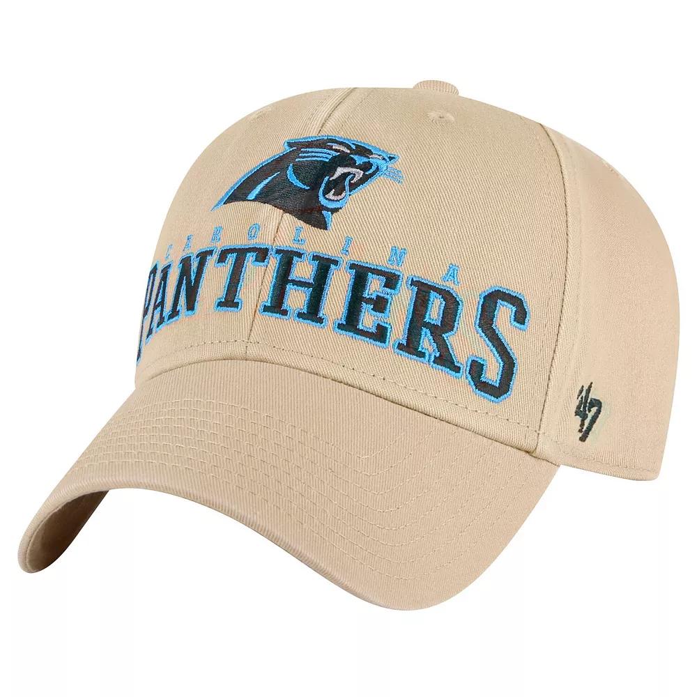 Mens 47 Khaki Carolina Panthers Powell MVP Adjustable Hat Product Image