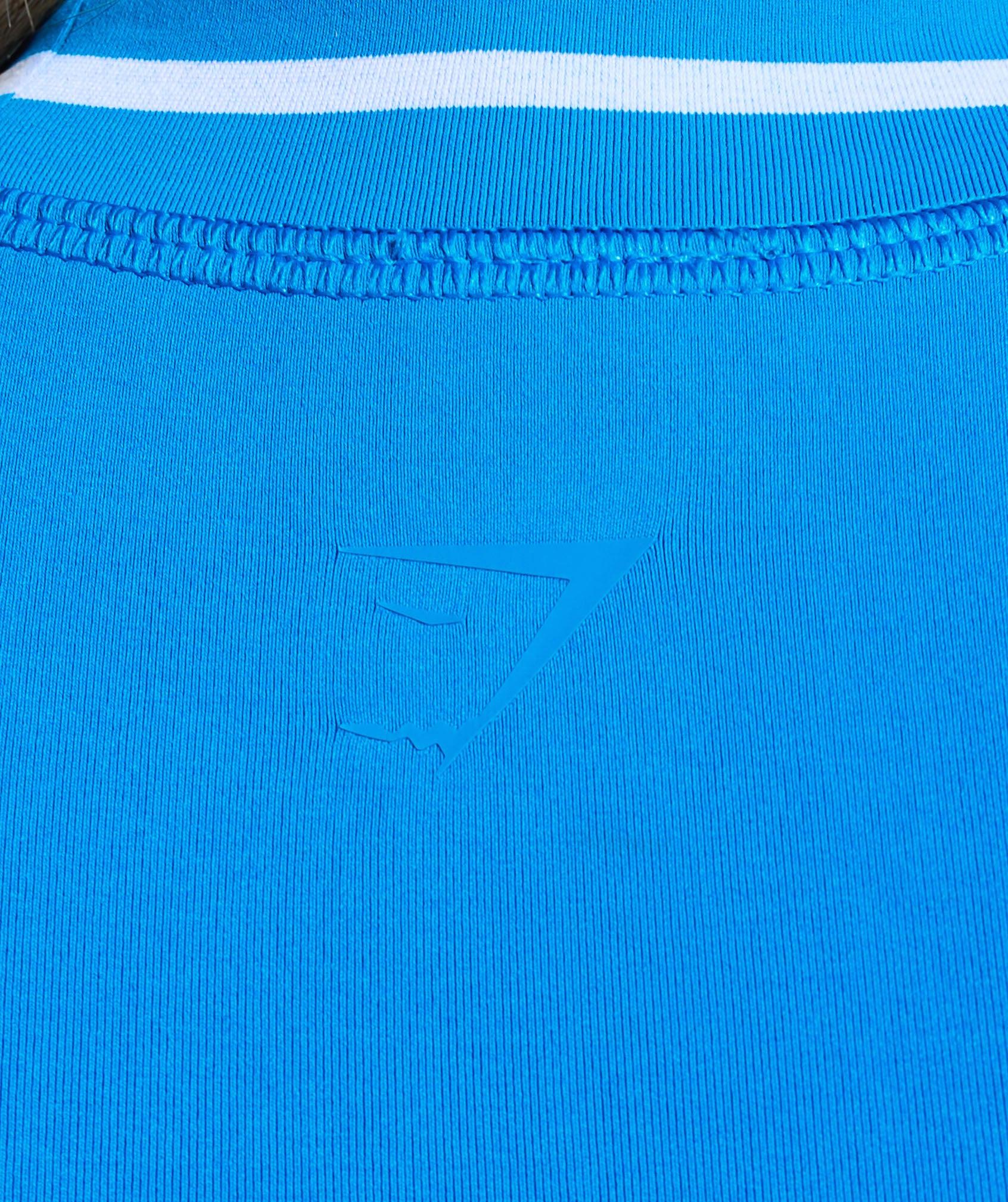 Gymshark Contrast Seamless Midi Tee - Barbell Blue Female Product Image