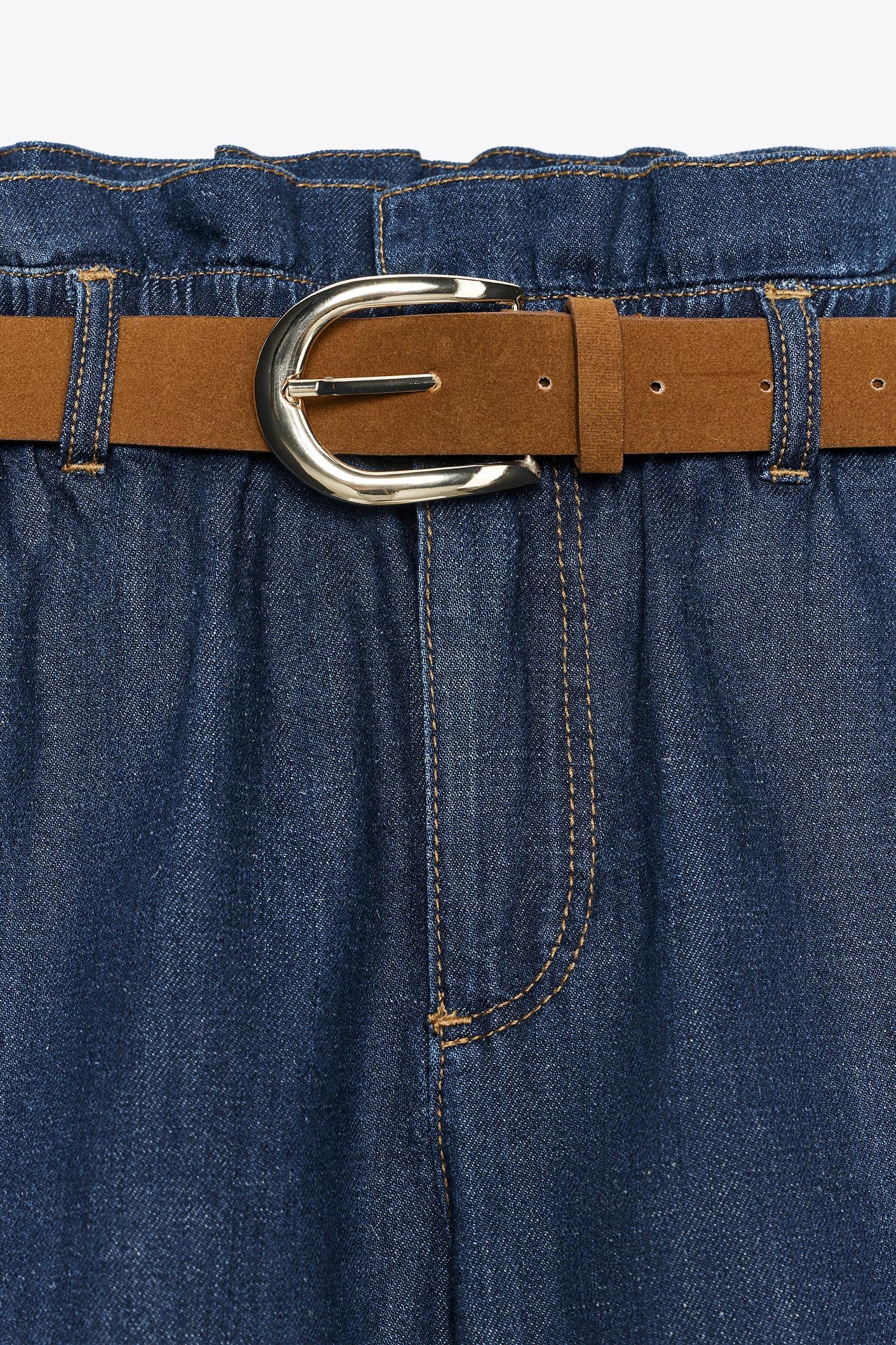 BELTED PAPER BAG SHORTS Product Image