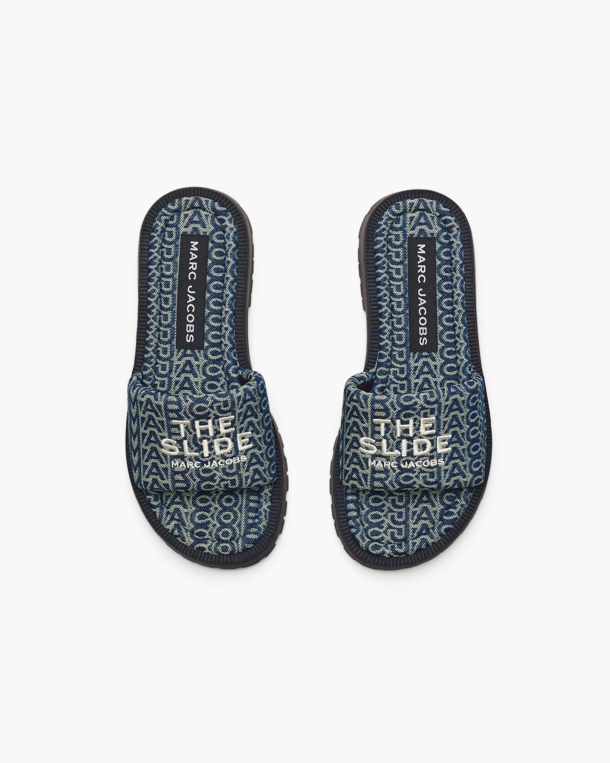 The Denim Monogram Lug Sole Slide Product Image