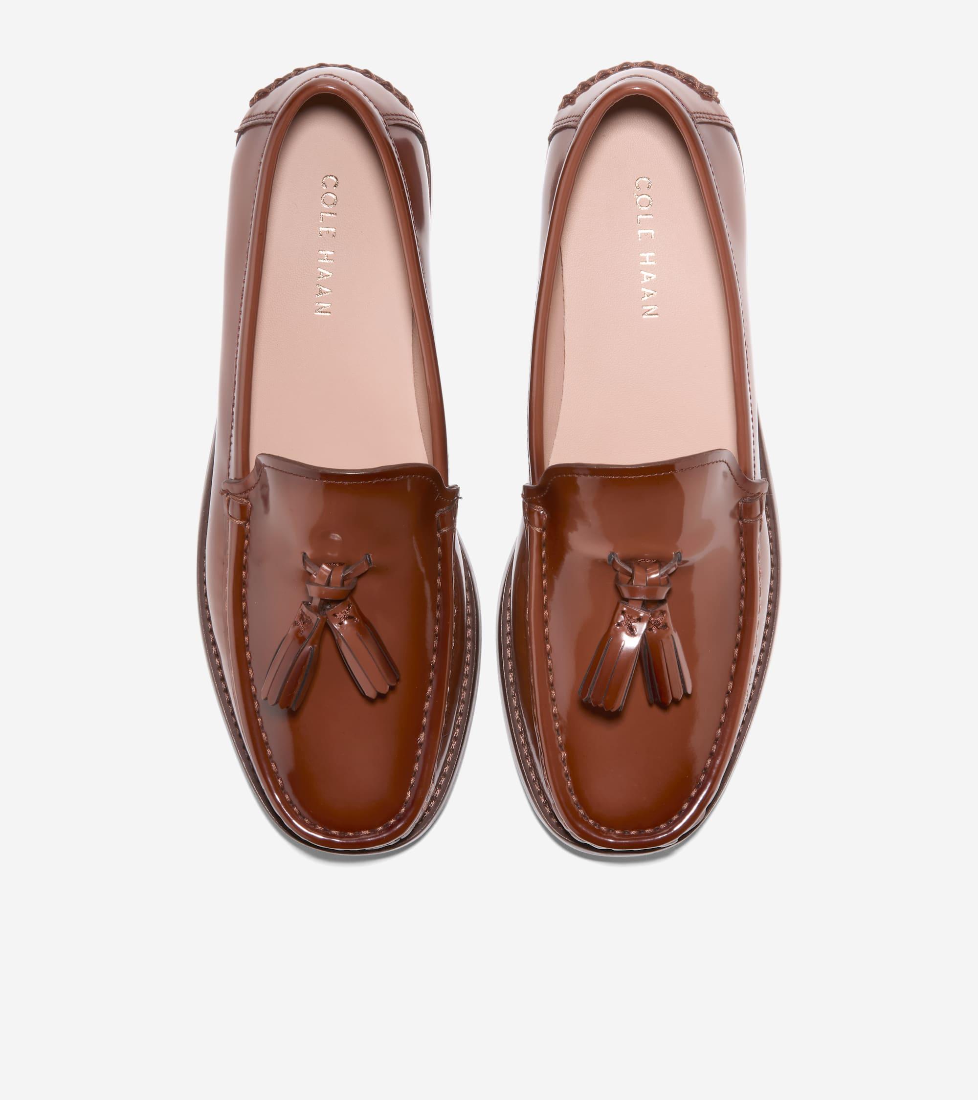 Women's Lana Lux Tassel Loafers in Dark Brown | Cole Haan Product Image