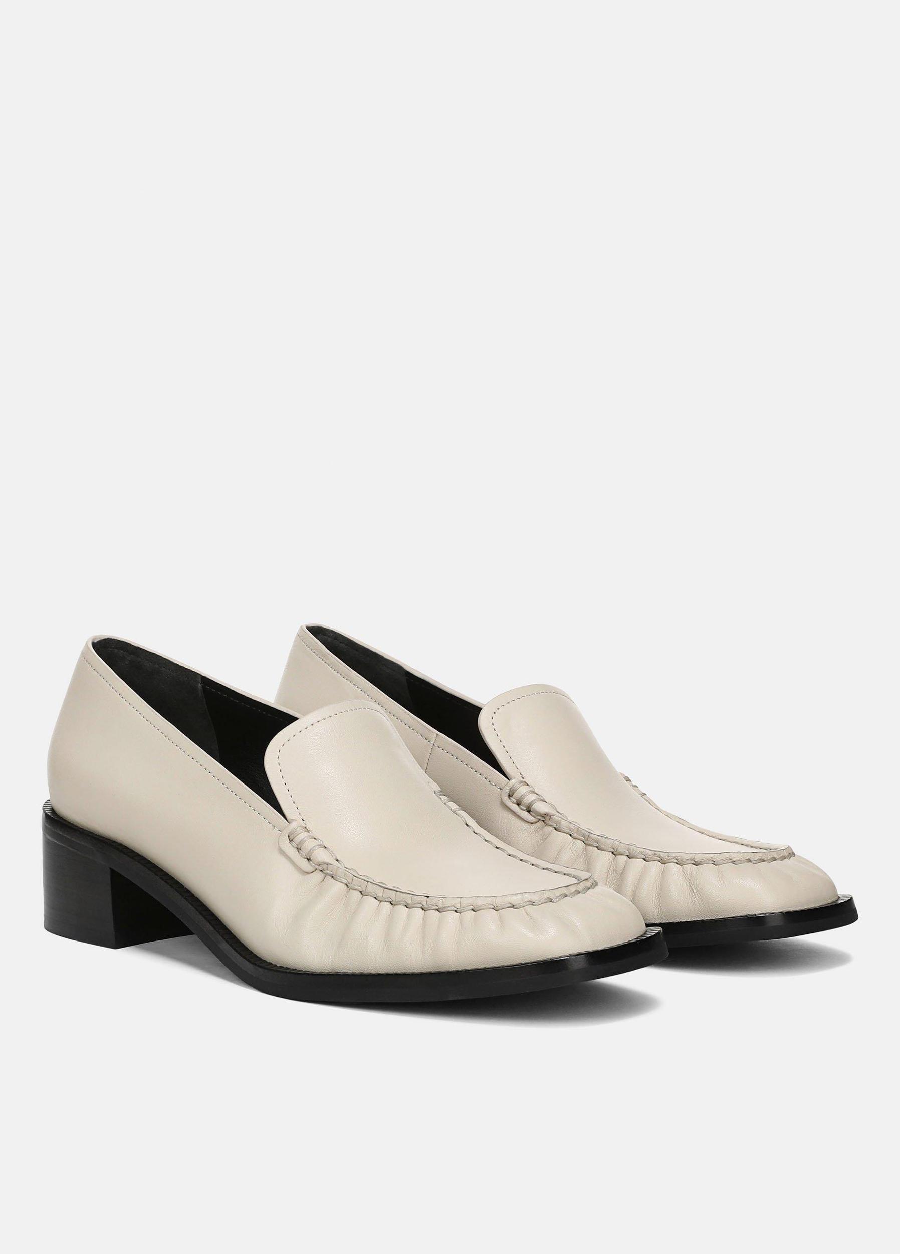 Larose Leather Heeled Loafer Product Image