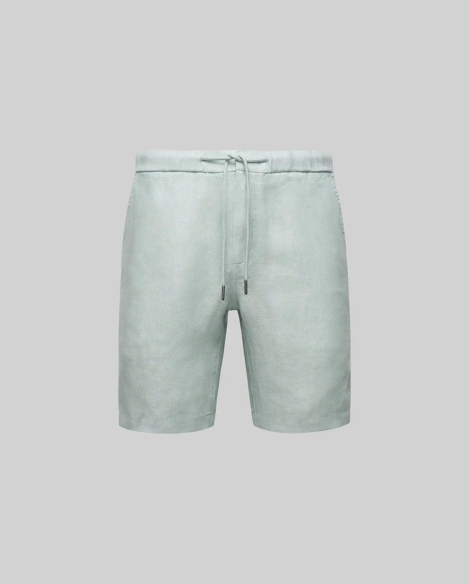 MENS WINDCREST LINEN BLEND DRAWSTRING SHORT - B6R474C200 Male Product Image