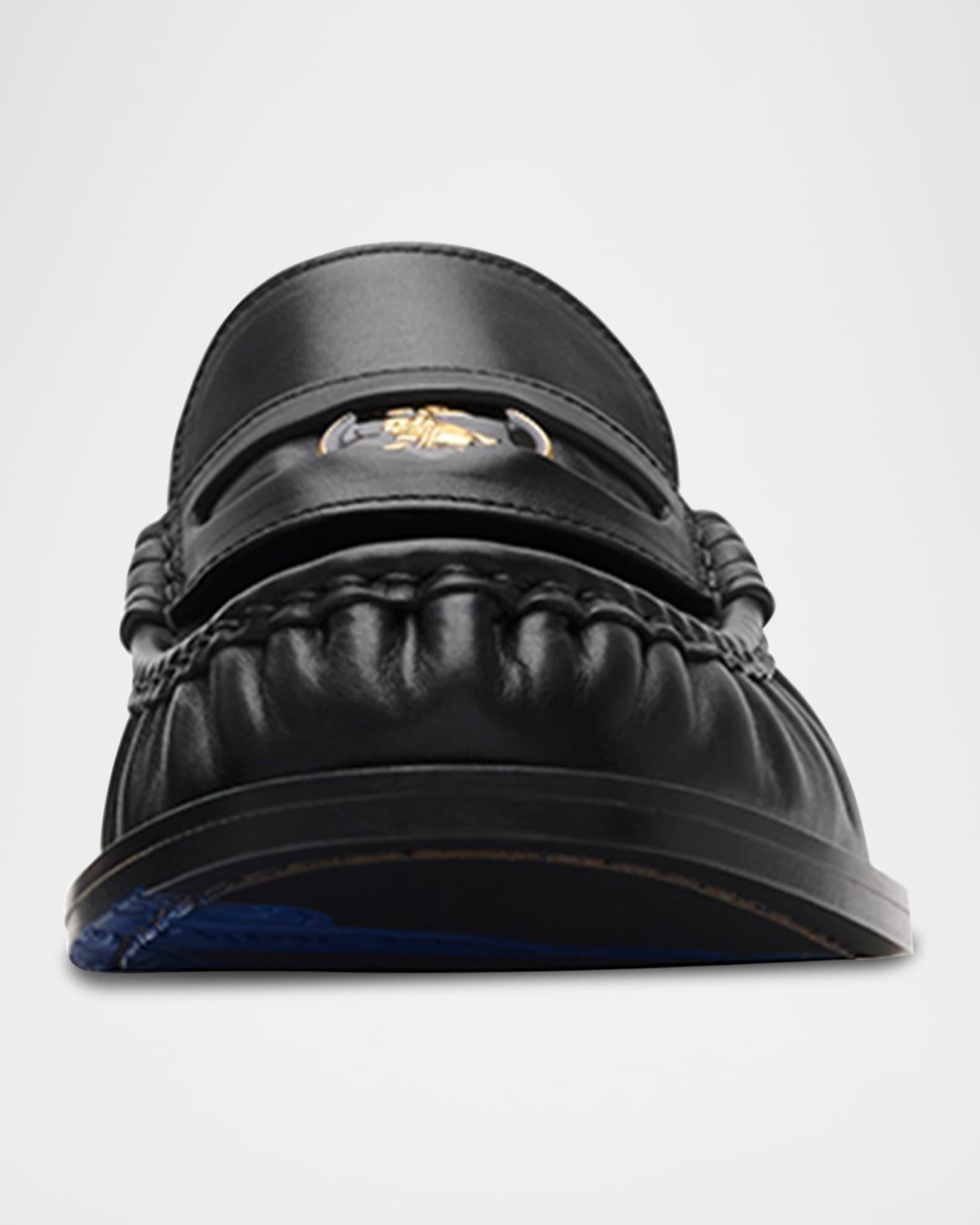 Cadet Grained Calf Leather Penny Loafers Product Image