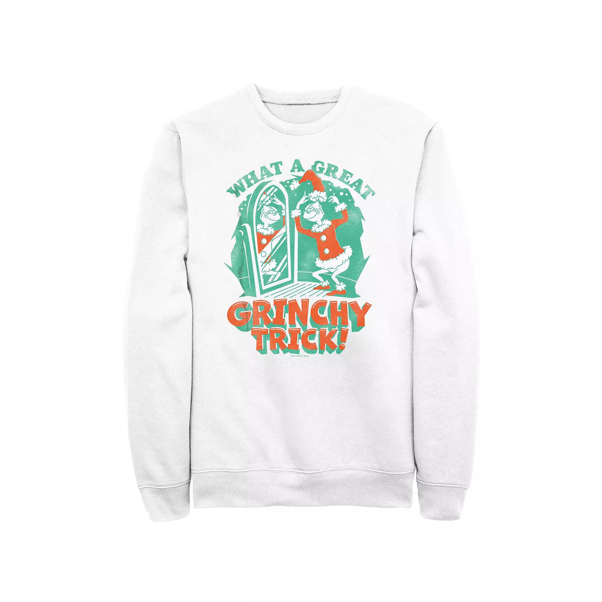 Big & Tall Dr. Seuss What A Great Grinchy Trick Graphic Fleece, Men's,  Product Image