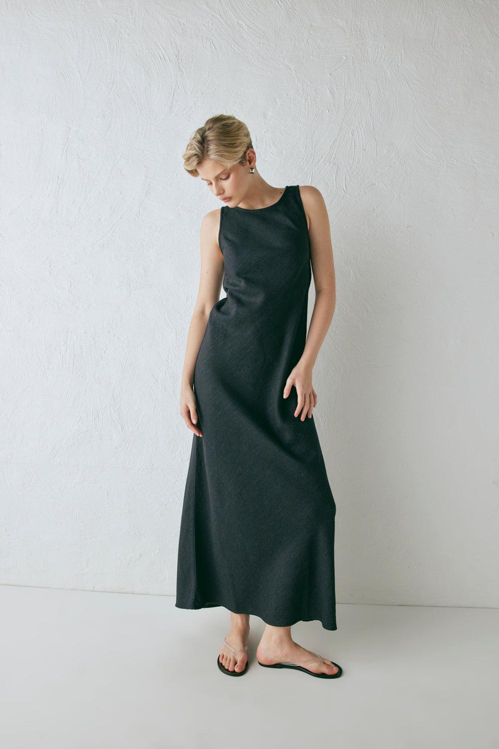 Zaria Maxi Dress Black Product Image