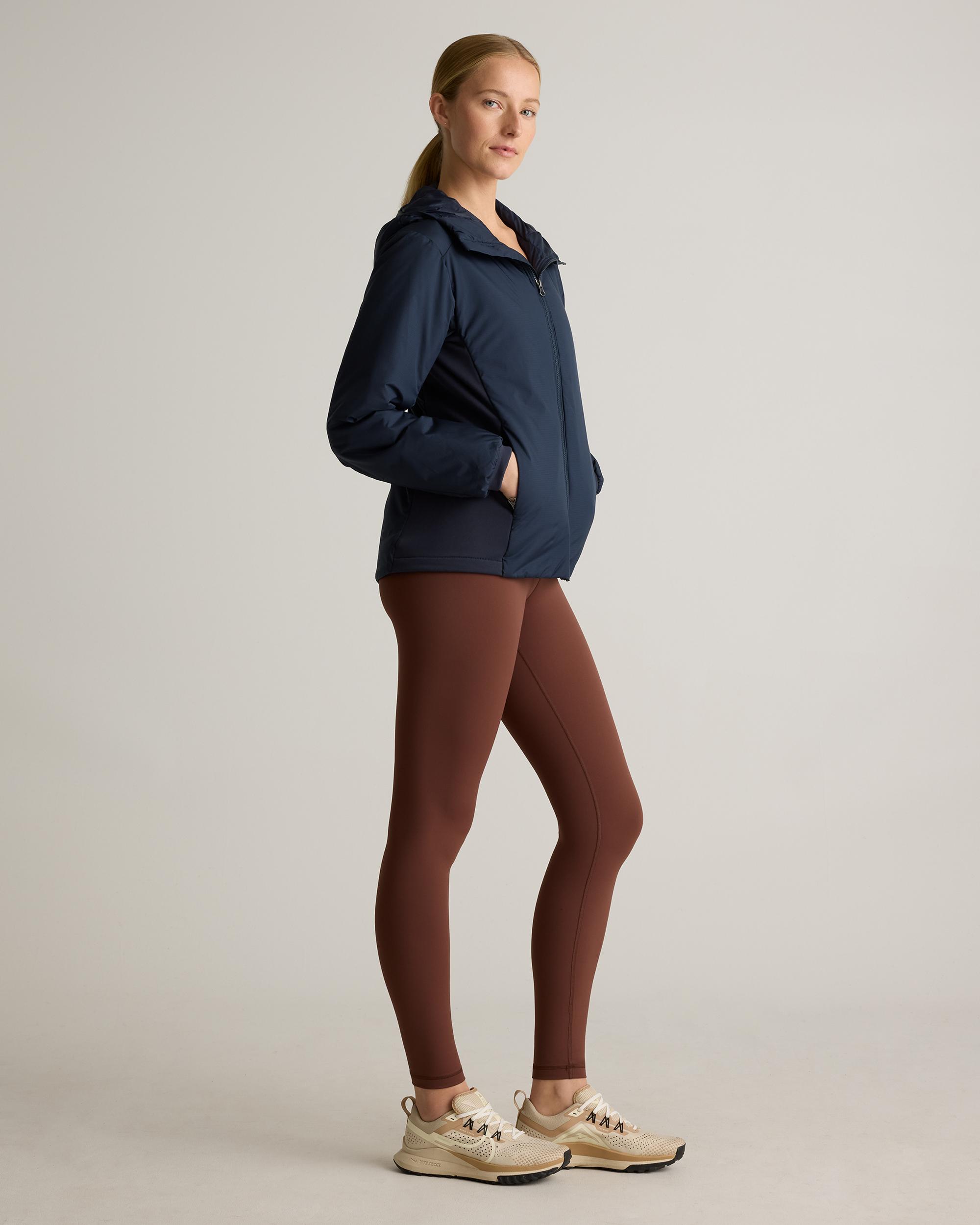 Quince | Women's Hybrid Insulated Lightweight Hooded Jacket Size XS, 100% Polyester Product Image