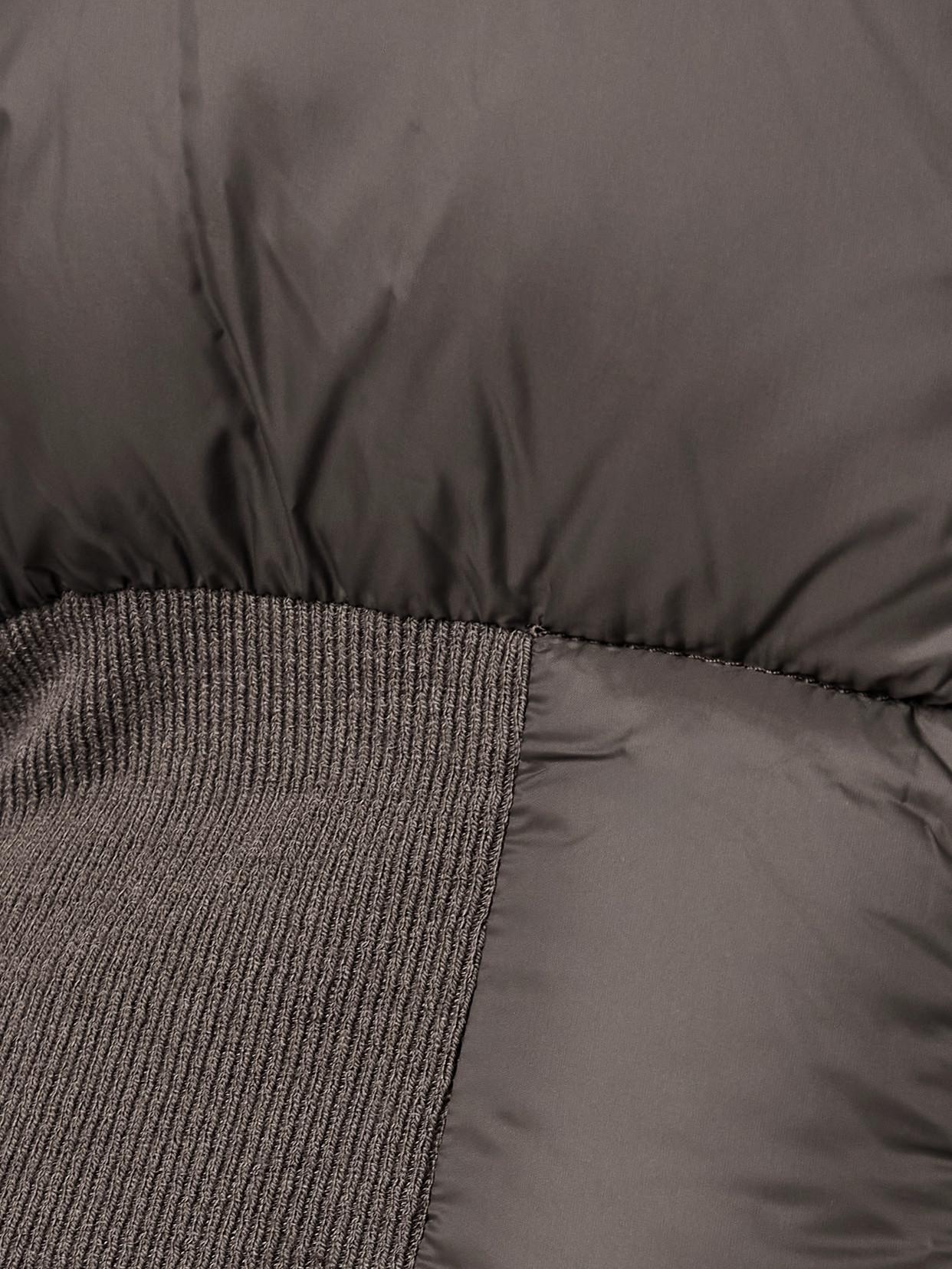 RICK OWENS Bomber Jacket Puffer Jackets Gray In Multi Product Image