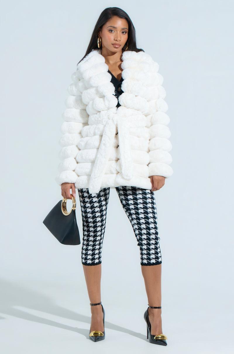 LANA POPCORN FAUX FUR JACKET Product Image