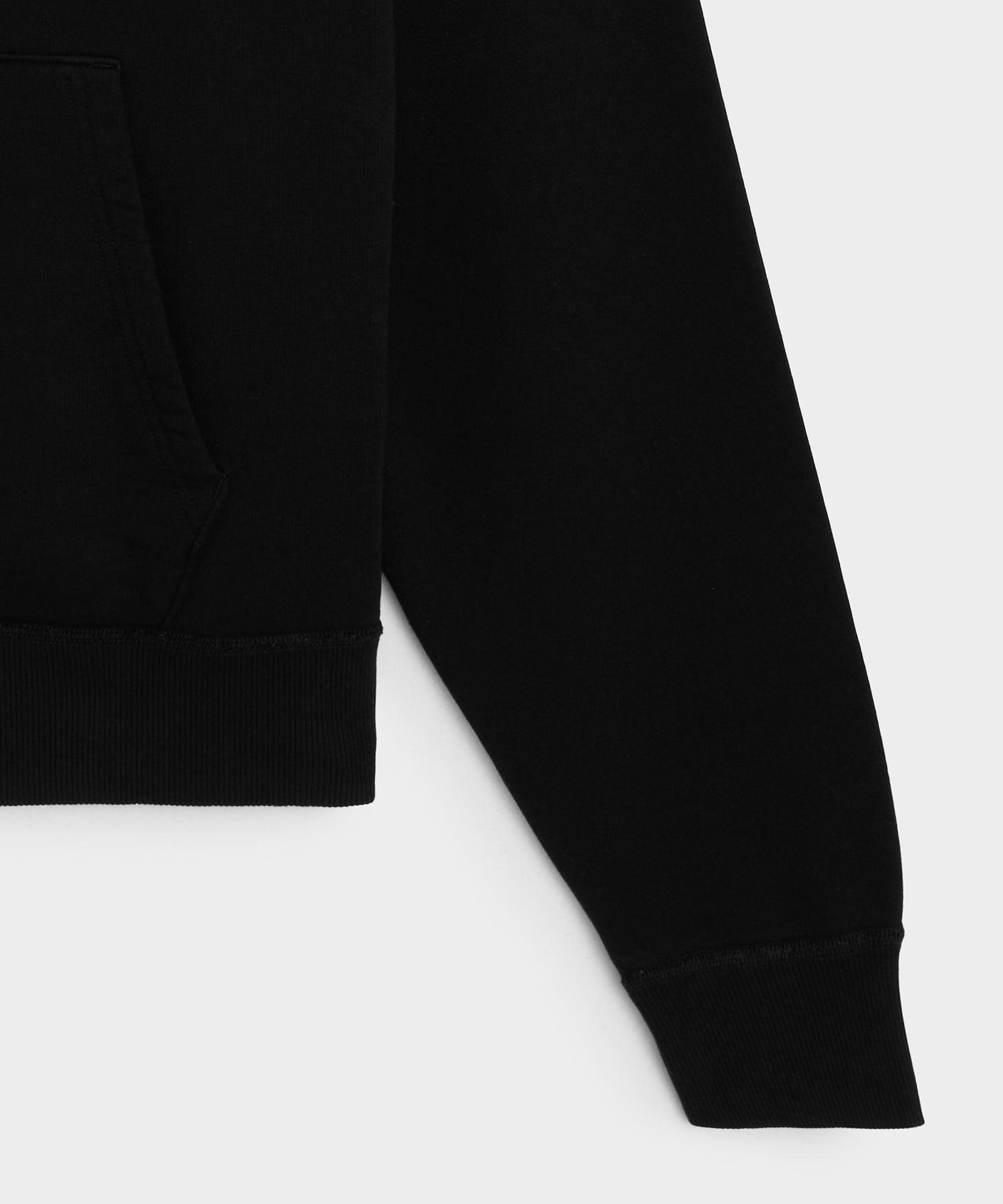 Relaxed Portuguese Terry Full-Zip Hoodie Product Image