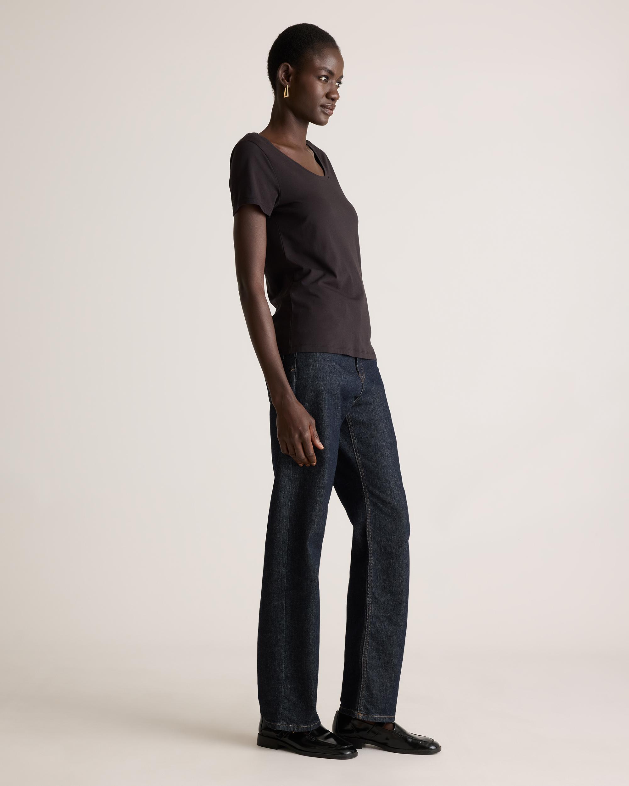 Quince | Women's Cotton Modal Crew Neck T-Shirt Cotton/Modal Product Image