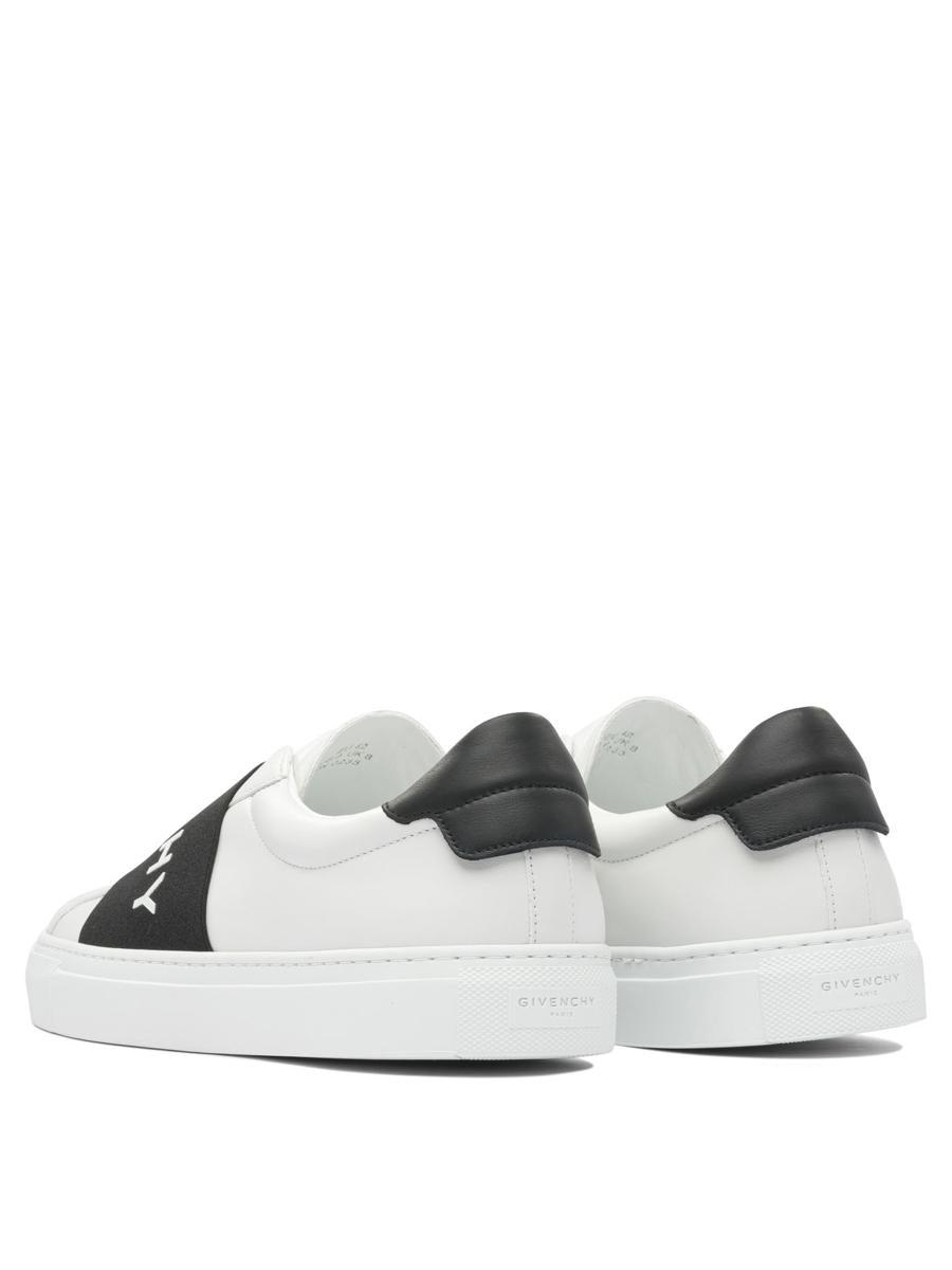 GIVENCHY Urban Street Sneakers In Leather With Elastic Band In Multi Product Image