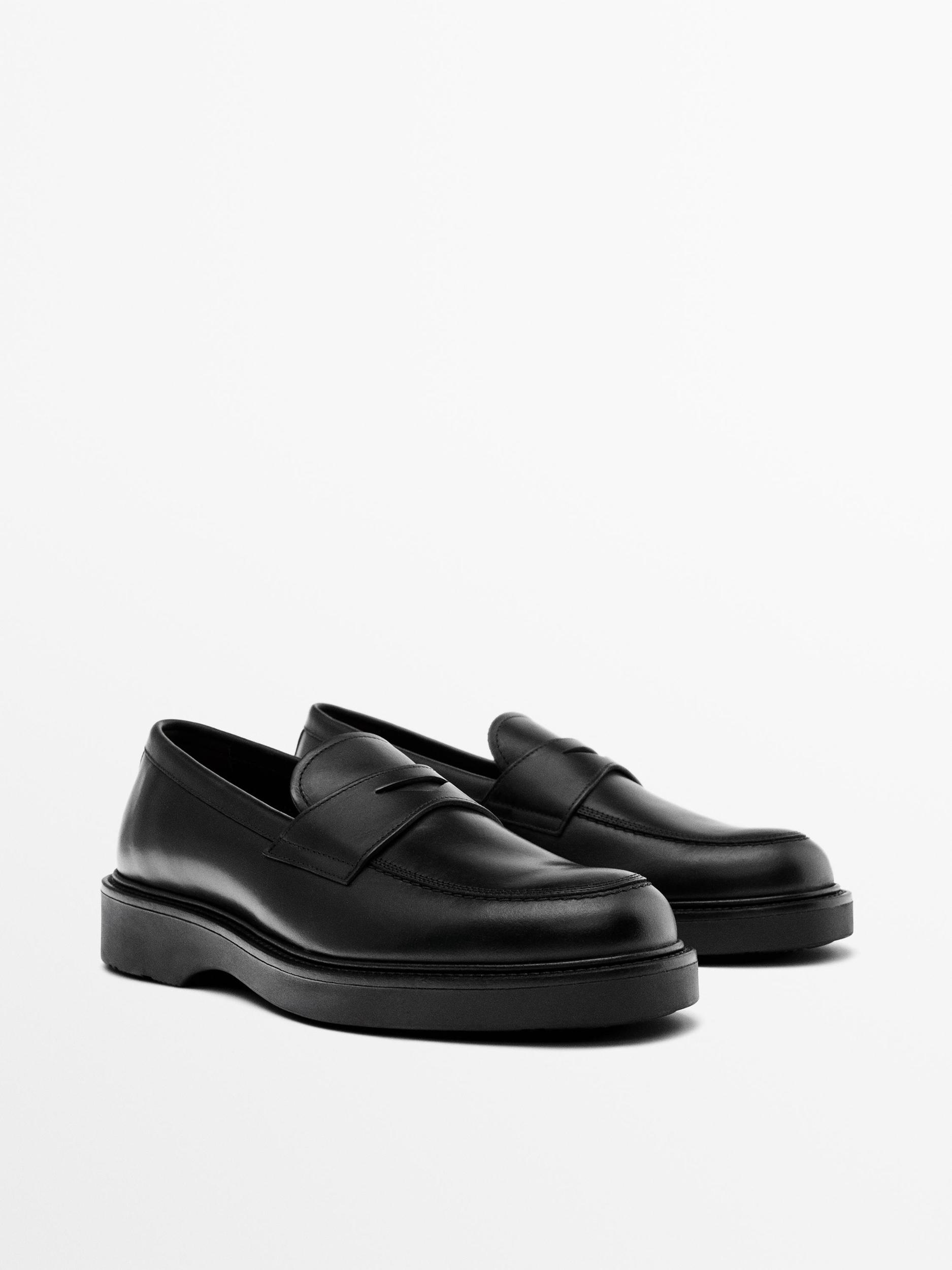 Nappa penny loafers Product Image