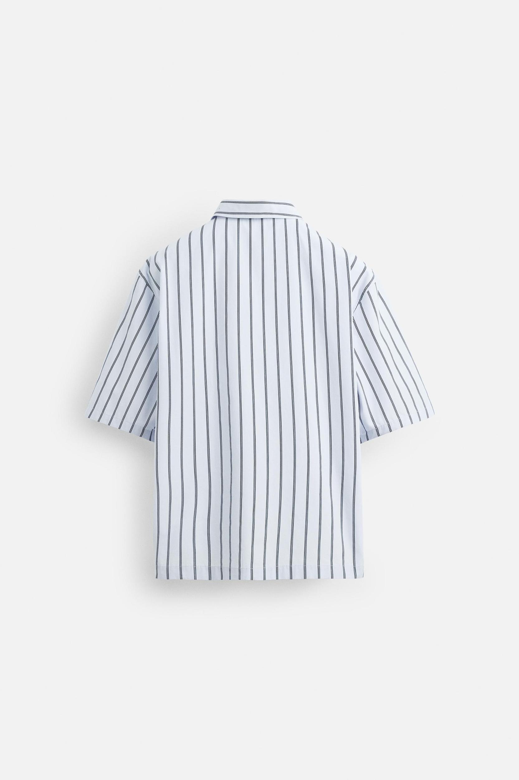 STRIPED TEXT SHIRT Product Image