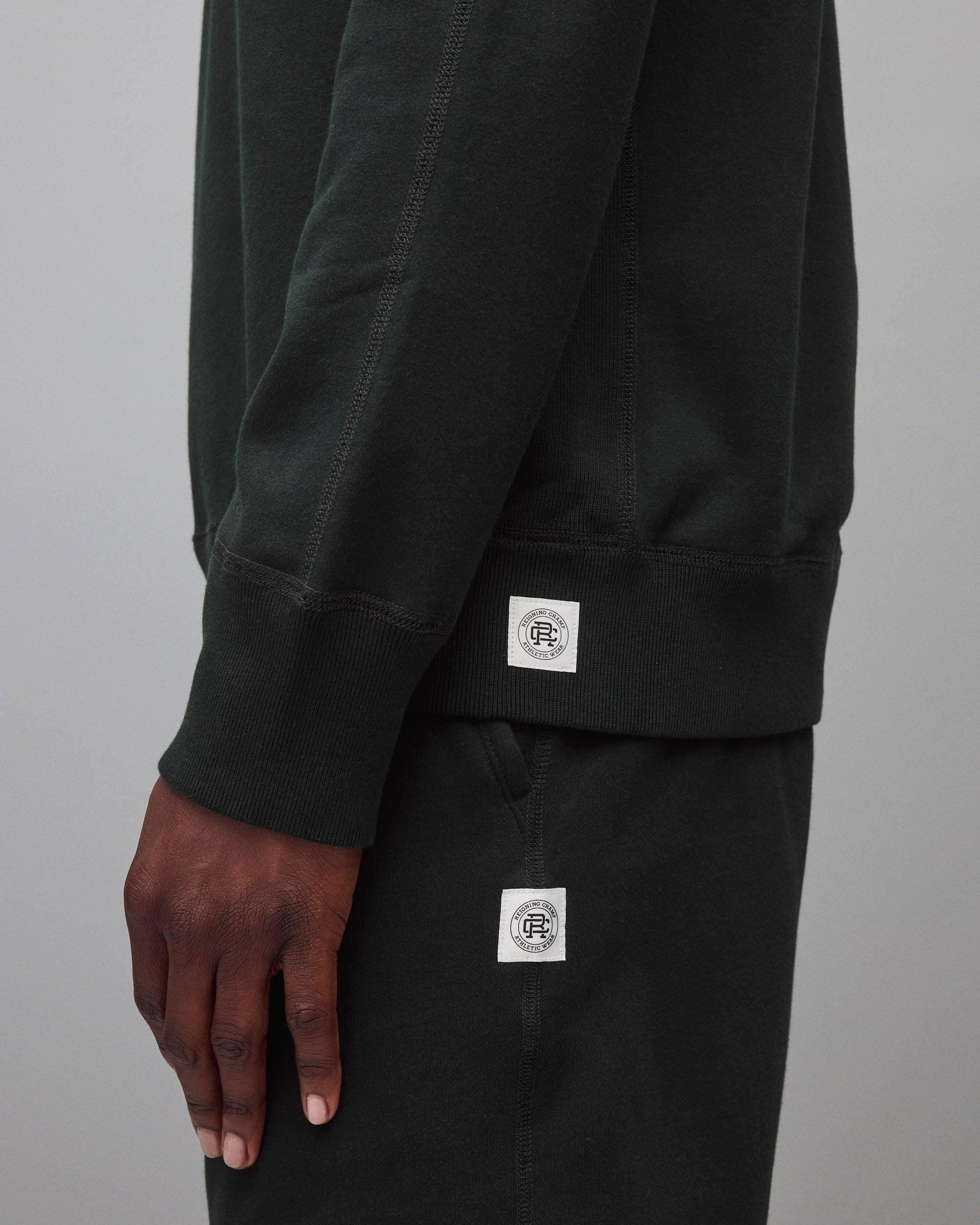 Midweight Terry Slim Crewneck - Vault Male Product Image