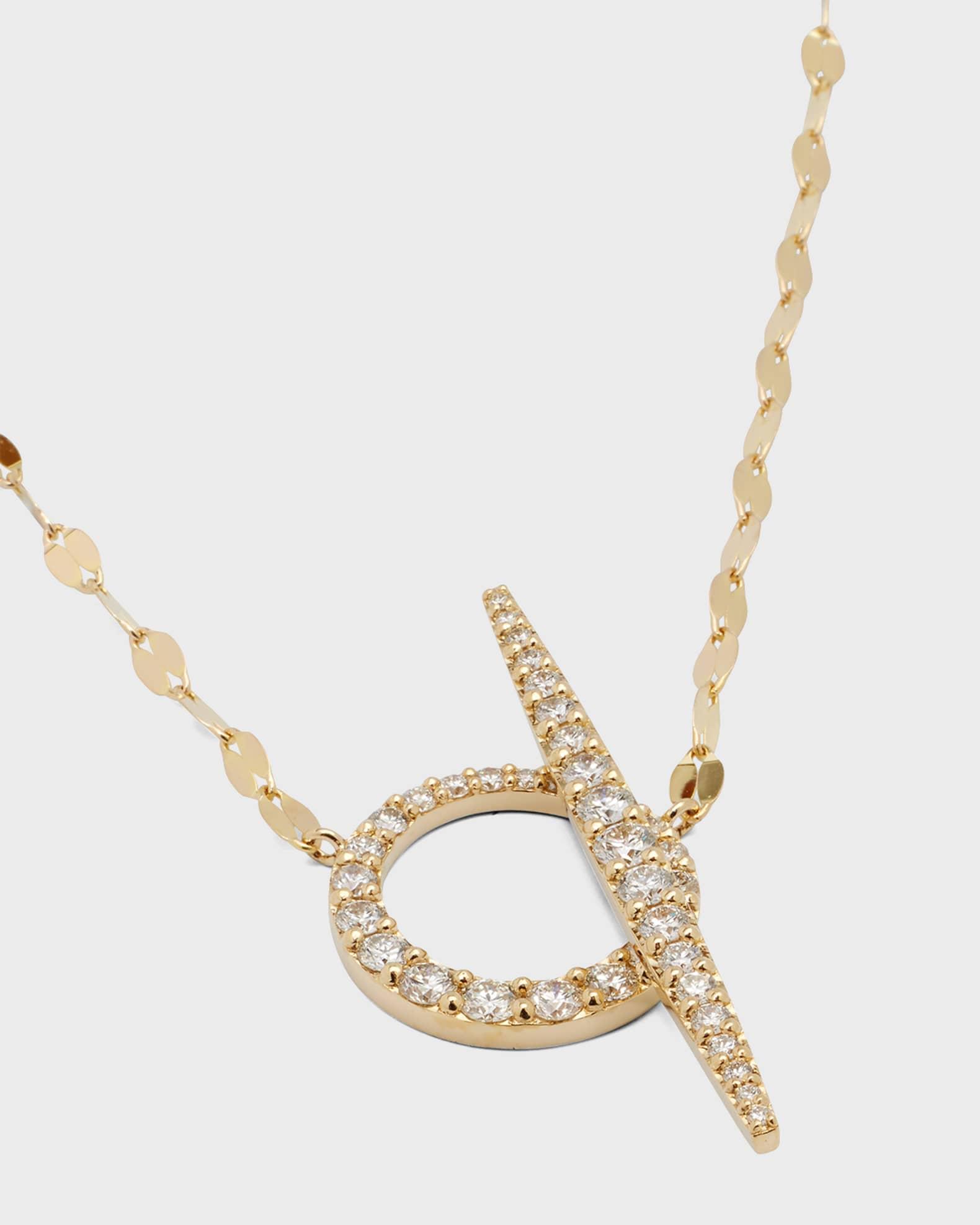Flawless Graduating Diamond Toggle Necklace Product Image