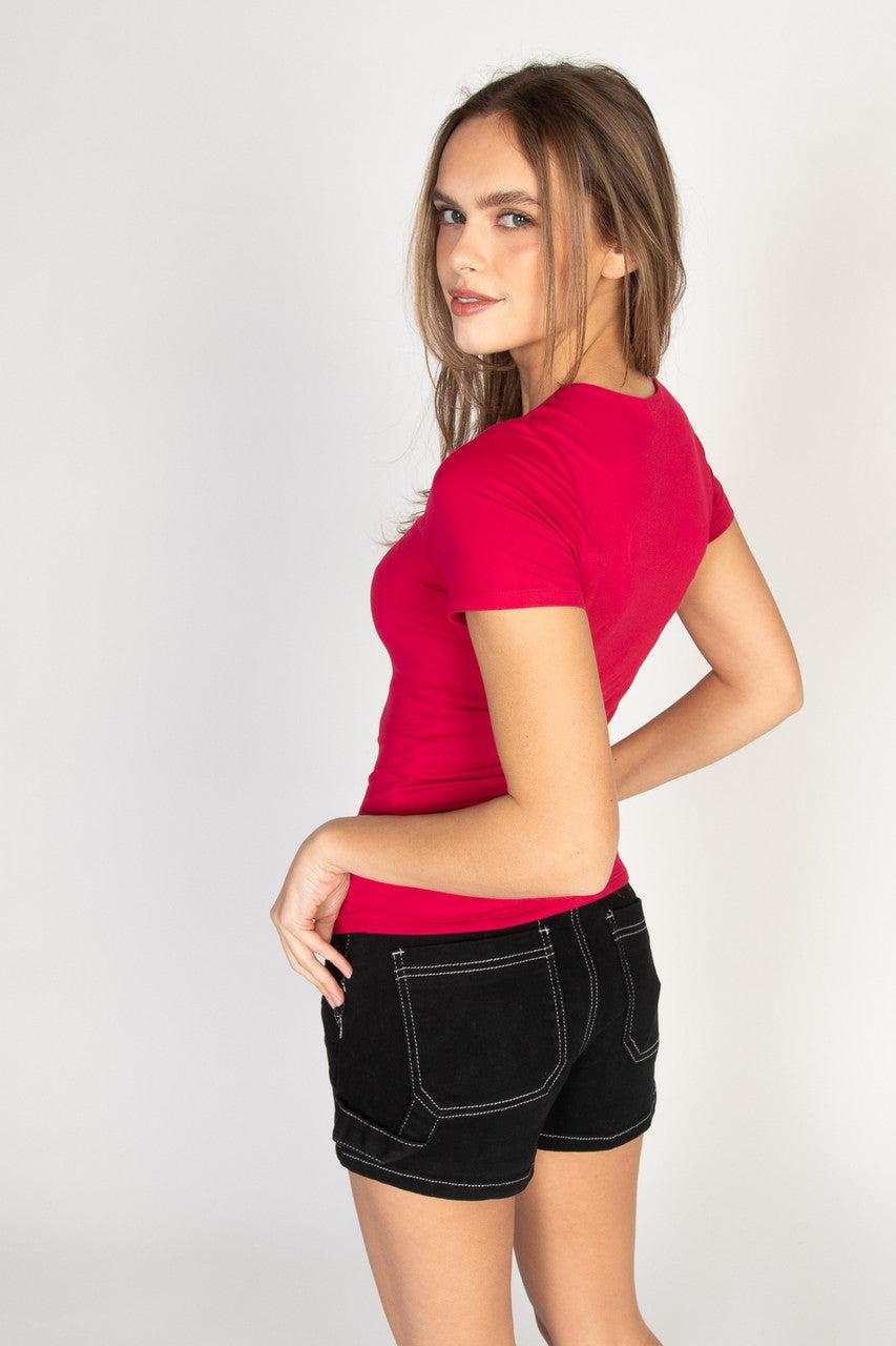 Double Layer Crew Shirt Product Image