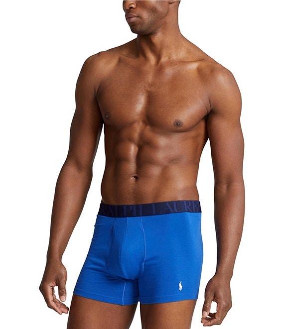 Polo Ralph Lauren Blue Boxer Briefs 3-Pack Product Image