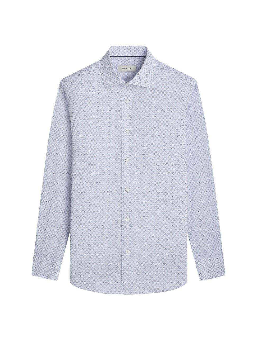 Mens Axel Micro-Geometric Sport Shirt Product Image